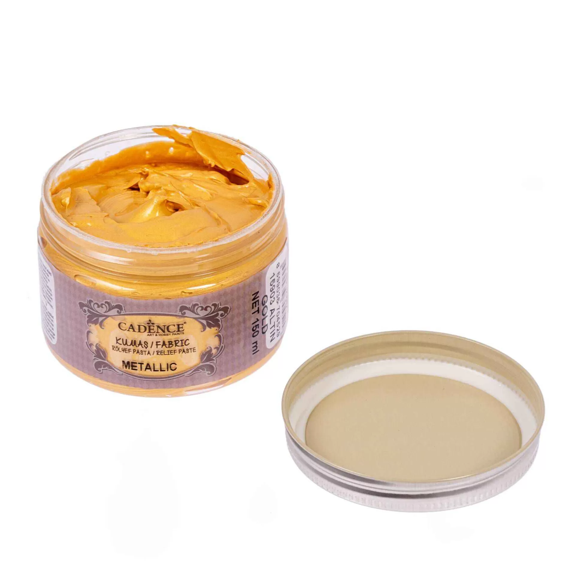 Cadence Metallic Gold Relief Paste 150Ml-Hobbycraft Fashion