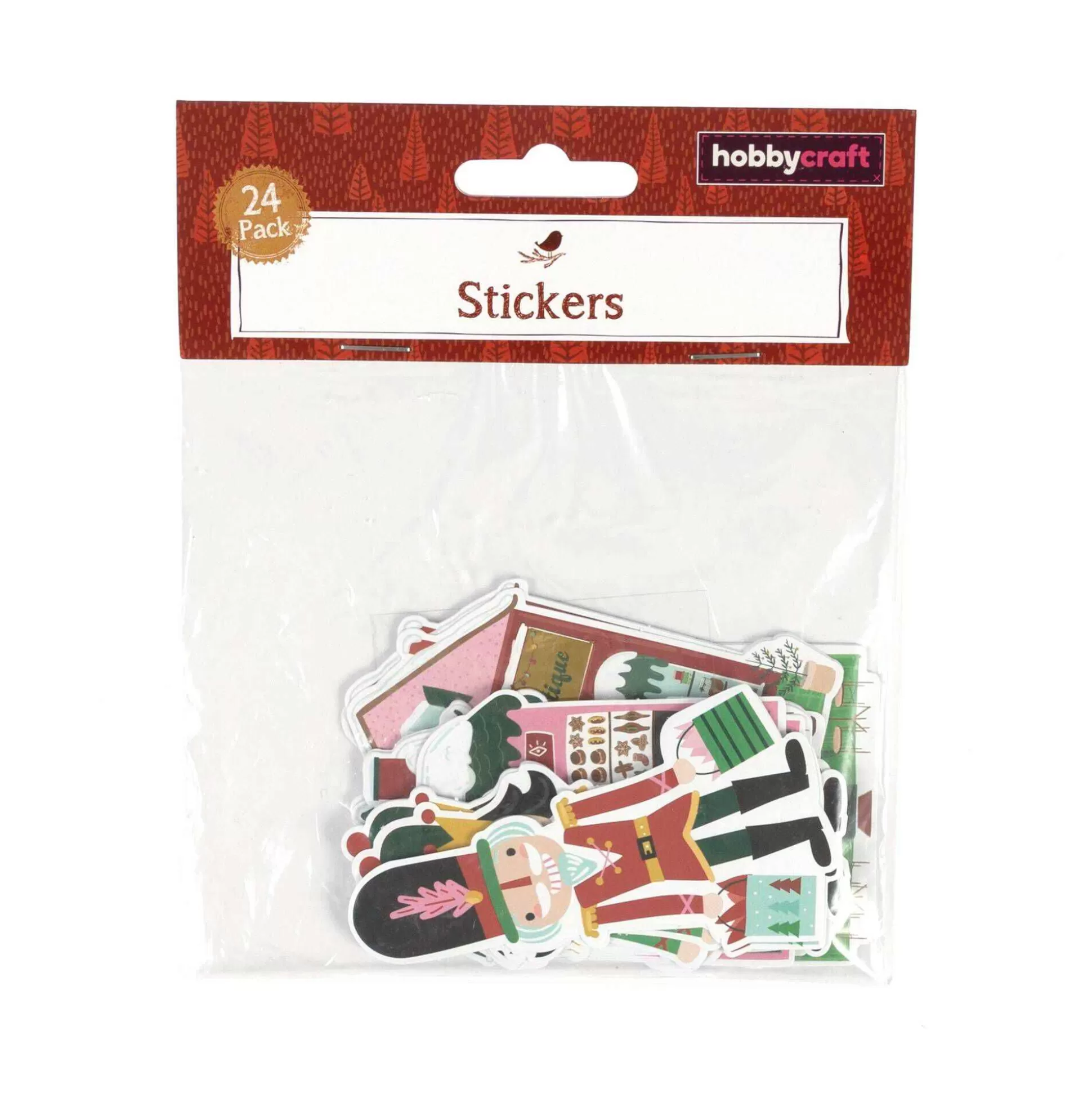 Christmas Soldier And Shop Die-Cut Stickers 24 Pack-Hobbycraft Best Sale