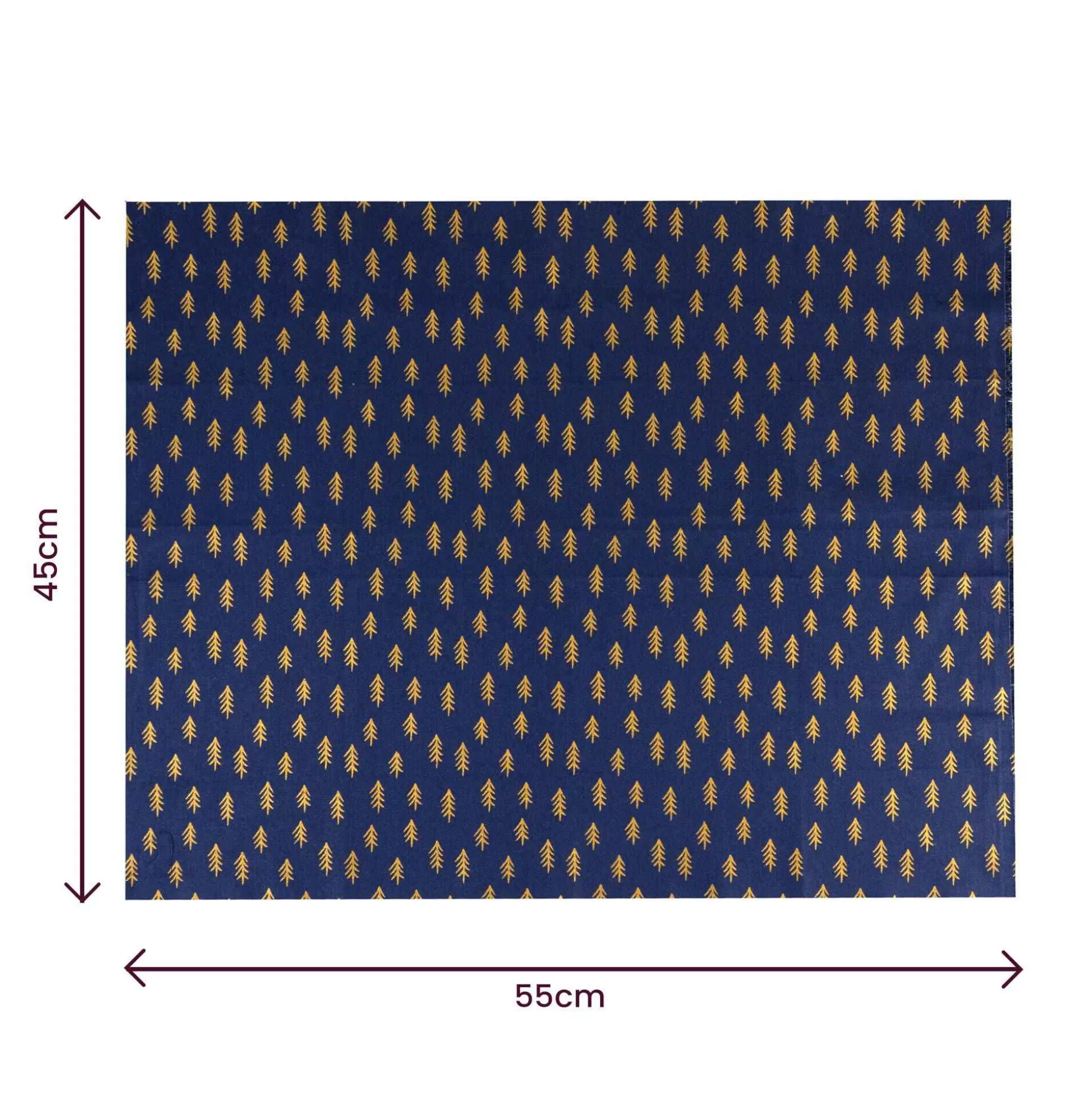 Christmas Tree Single Cotton Fat Quarter-Hobbycraft Online