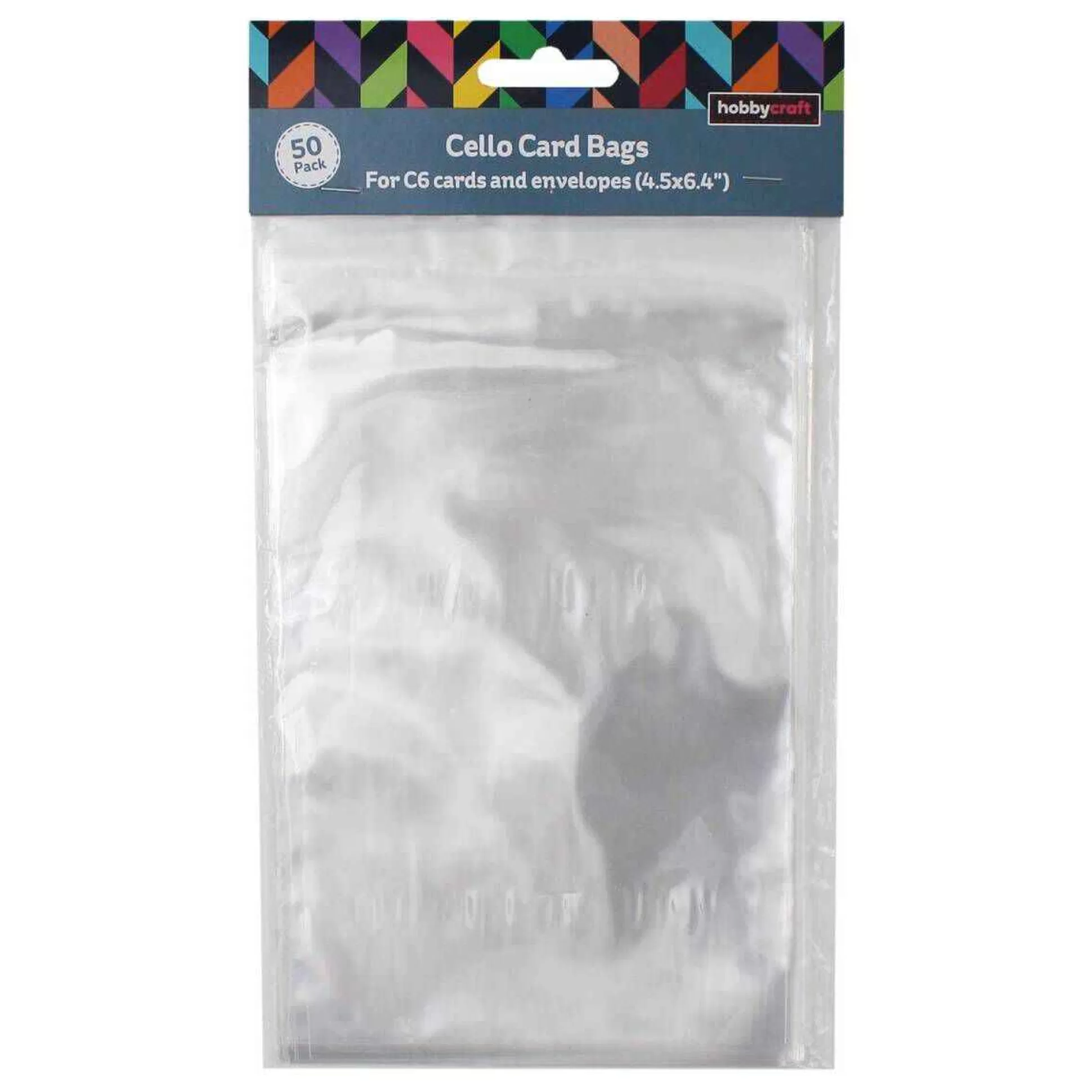Clear Cello Bags C6 50 Pack-Hobbycraft Cheap