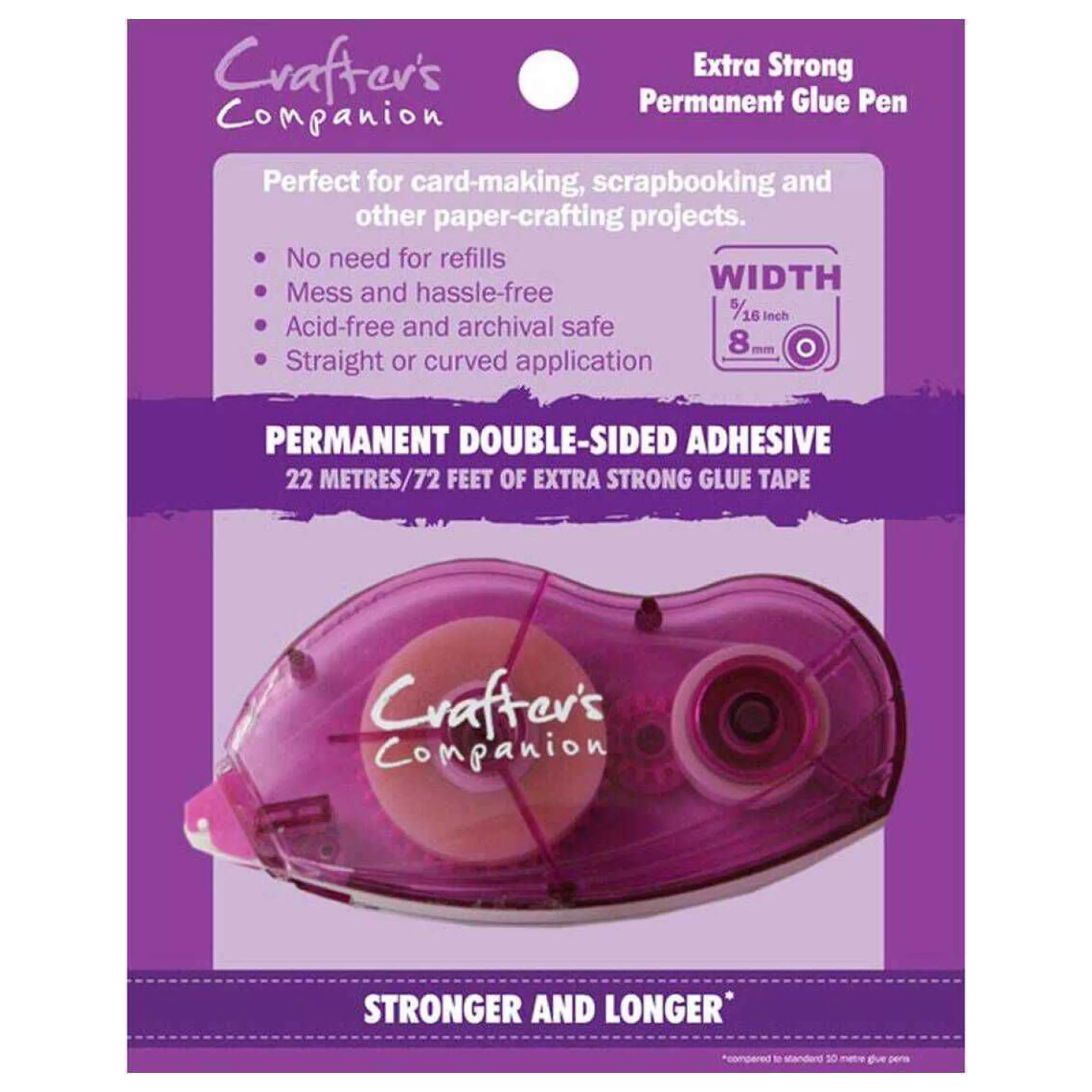Crafters Companion Permanent Tape Pen-Hobbycraft Clearance