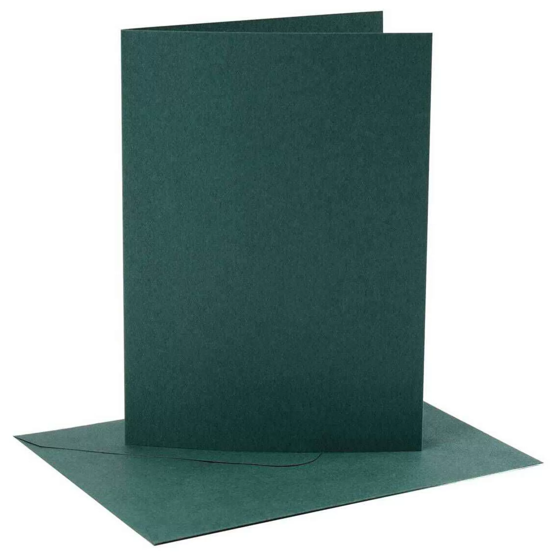 Dark Green Cards And Envelopes 5 X 7 Inches 4 Pack-Hobbycraft New