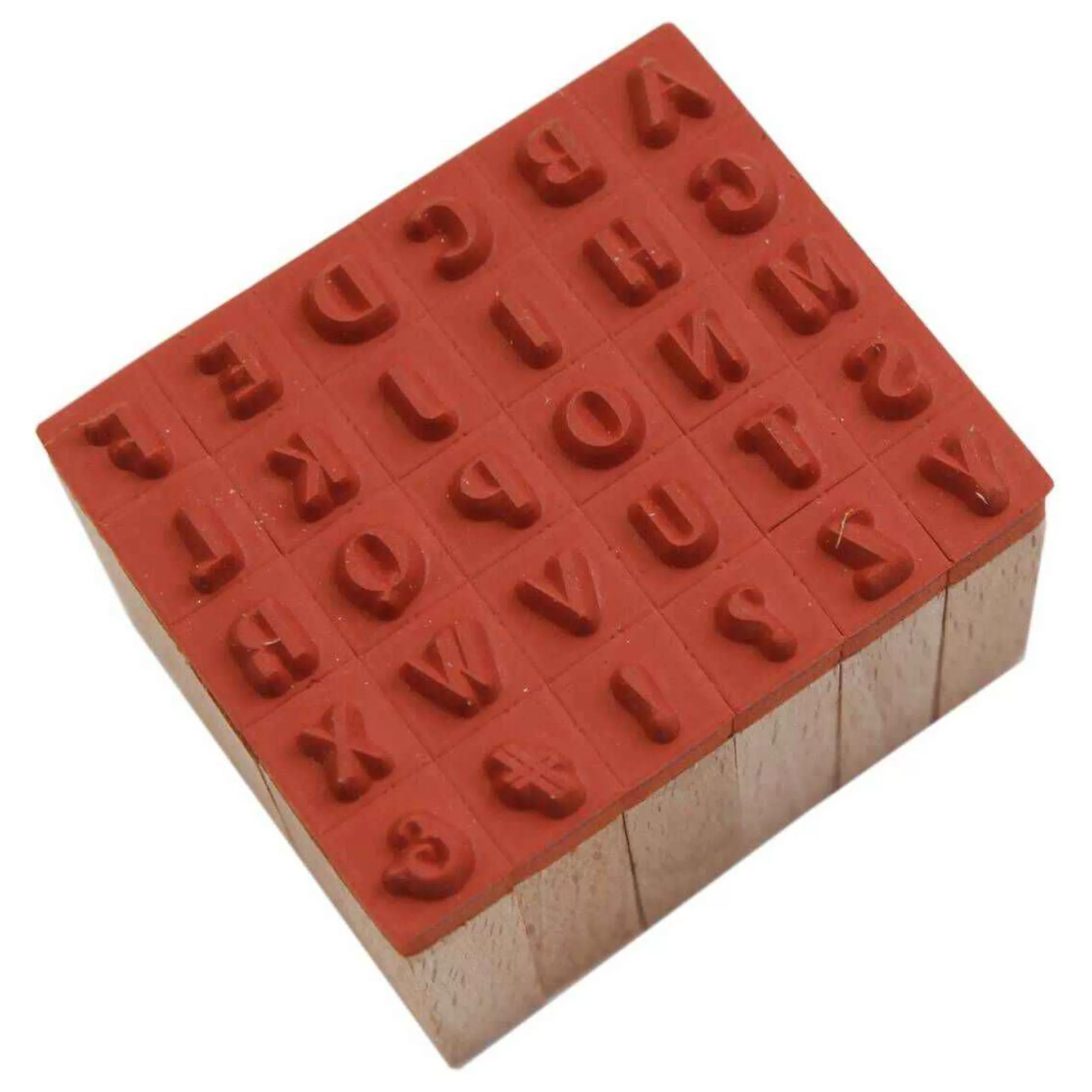 Elegant Mini Alphabet Wooden Stamp Set 30 Pieces-Hobbycraft Discount