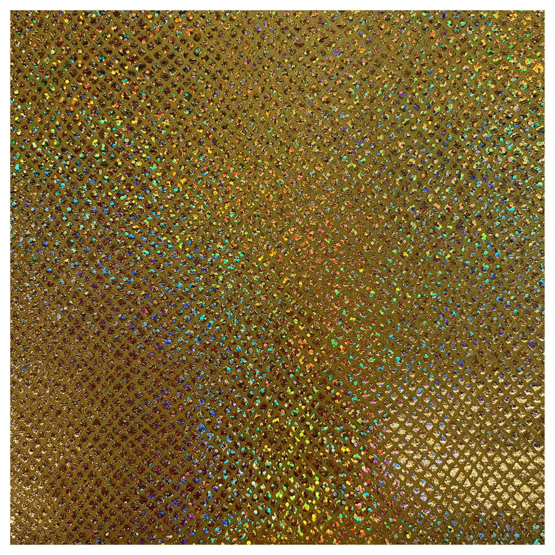 Gold Anaconda Holo Foil Poly Spandex Fabric By The Metre-Hobbycraft Flash Sale