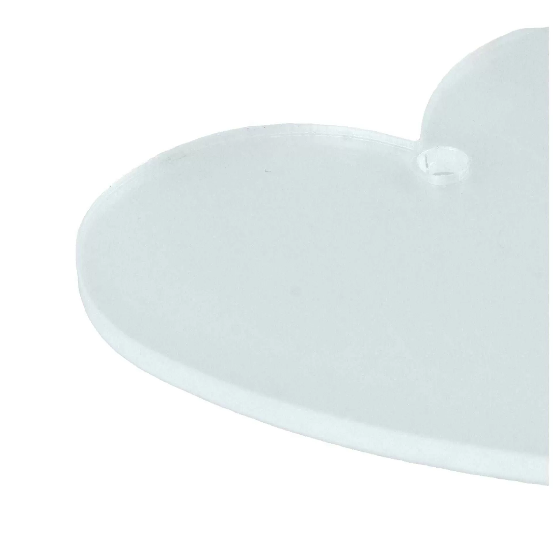 Hanging Acrylic Heart Decoration 9Cm-Hobbycraft Shop