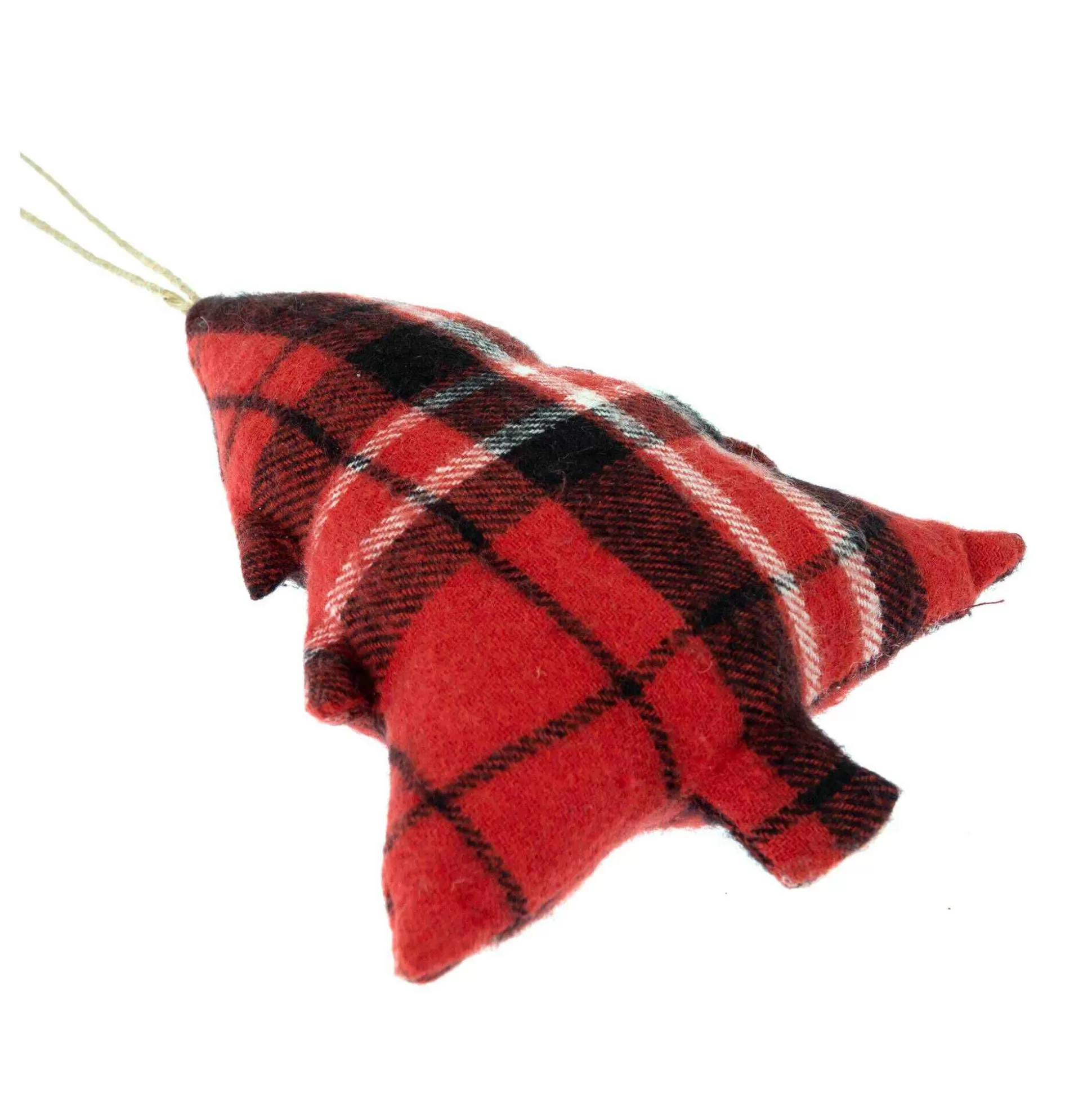 Hanging Black And Red Tartan Tree Decoration 10Cm-Hobbycraft Hot