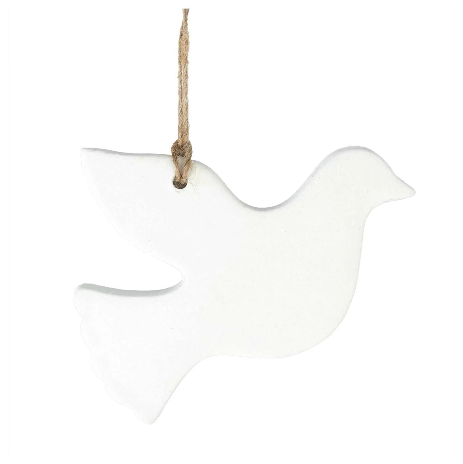 Hanging Ceramic Dove Decoration 10Cm-Hobbycraft Cheap