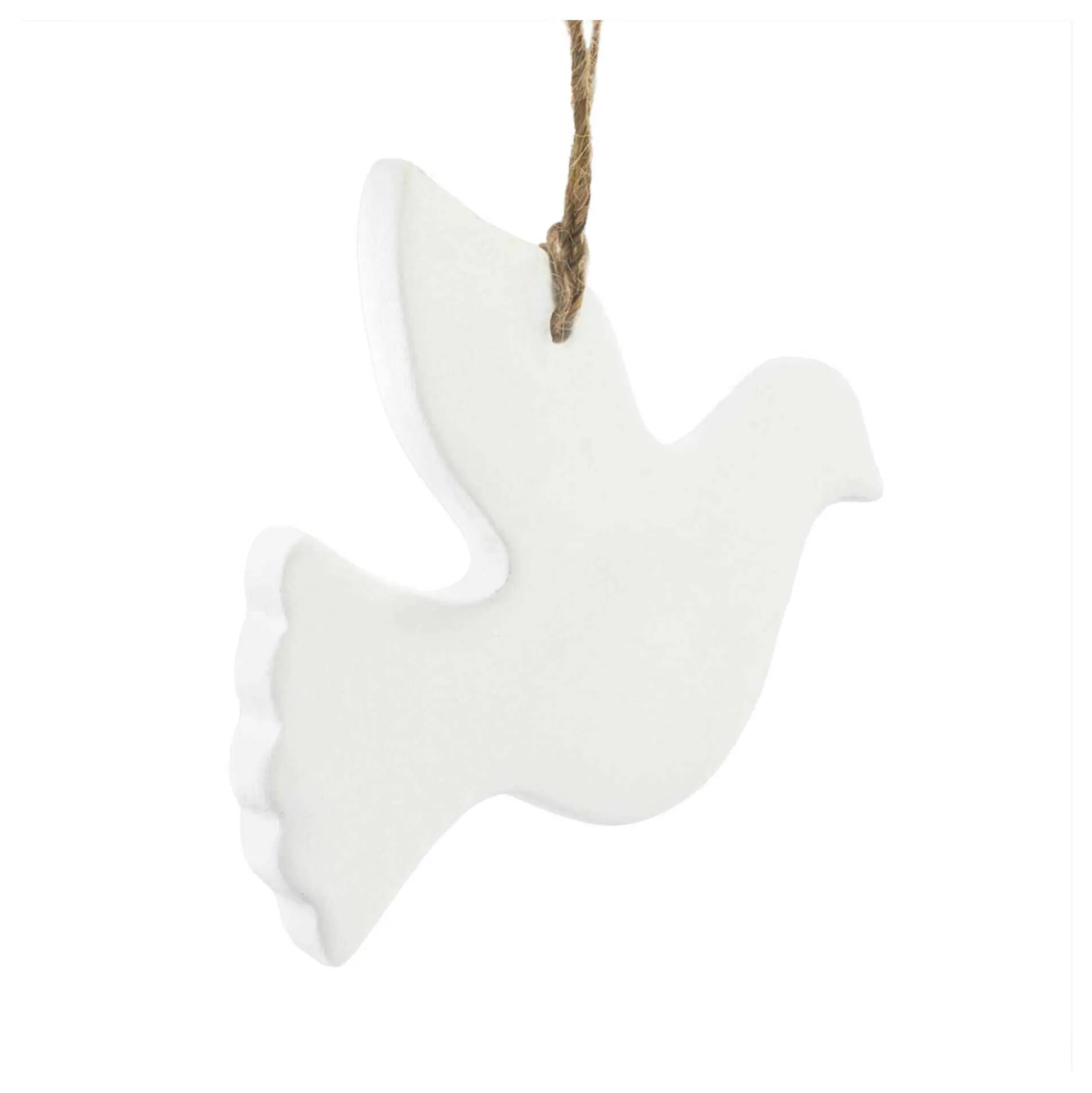 Hanging Ceramic Dove Decoration 10Cm-Hobbycraft Cheap