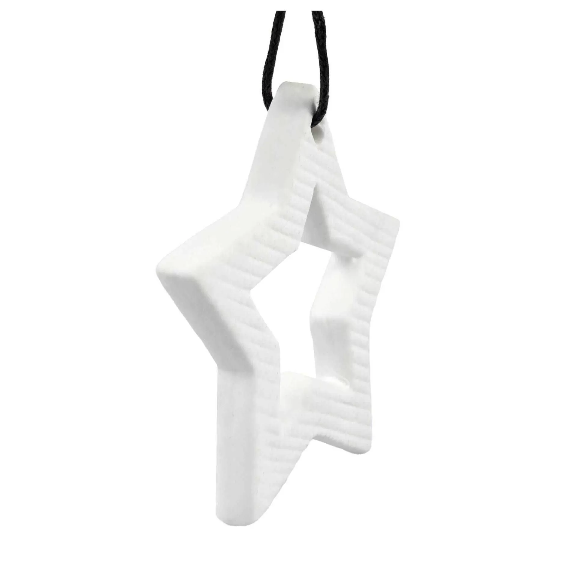 Hanging Ceramic Outline Star Decoration 8Cm-Hobbycraft Online