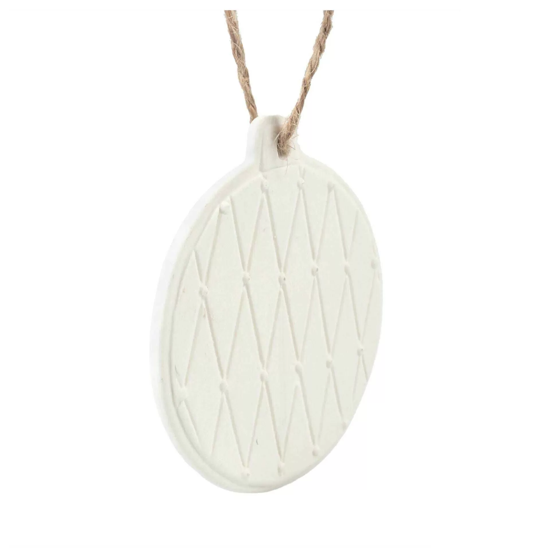 Hanging Ceramic Patterned Bauble Decoration 8Cm-Hobbycraft New
