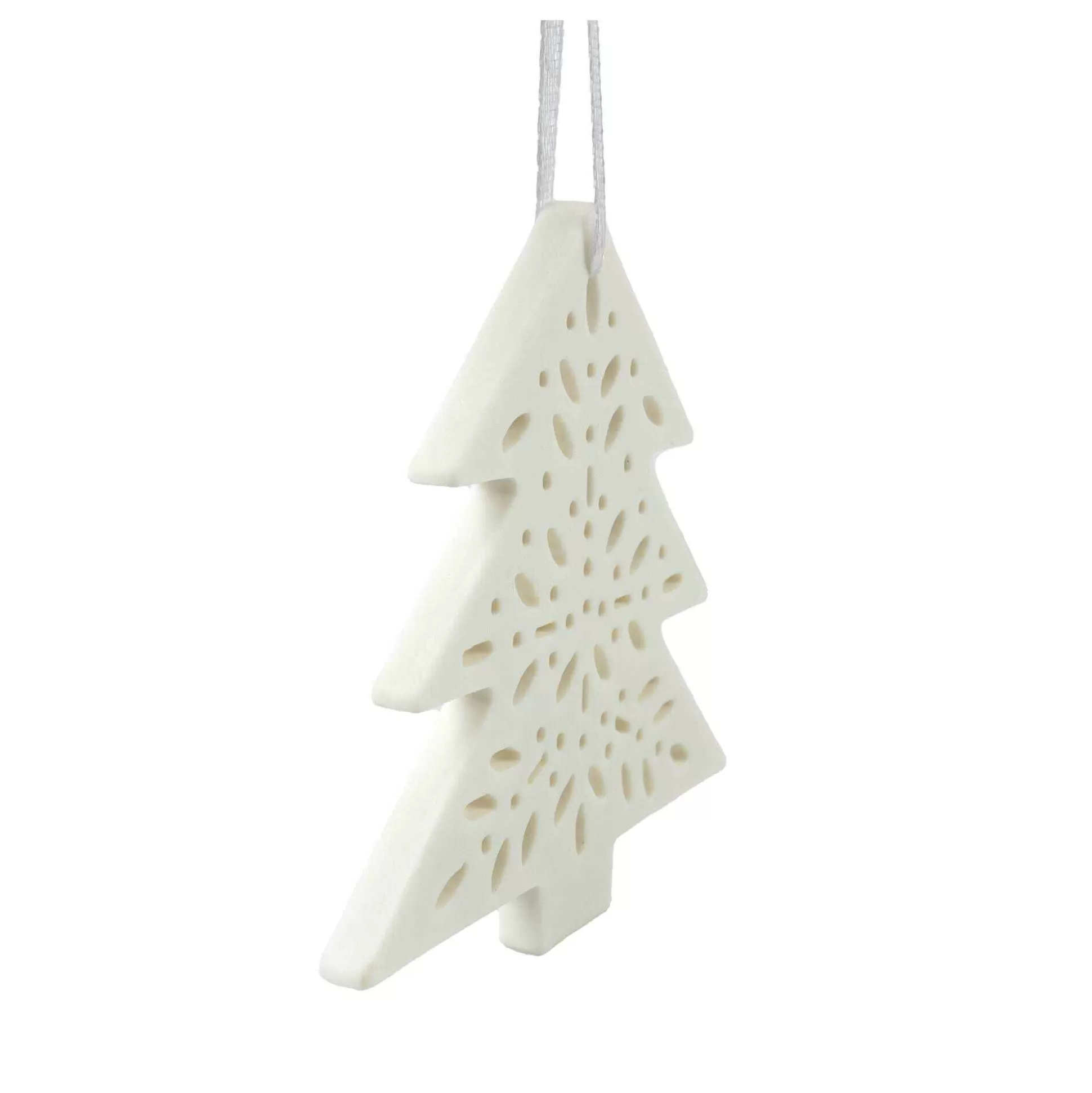 Hanging Ceramic Patterned Tree Decoration 8.5Cm-Hobbycraft Flash Sale