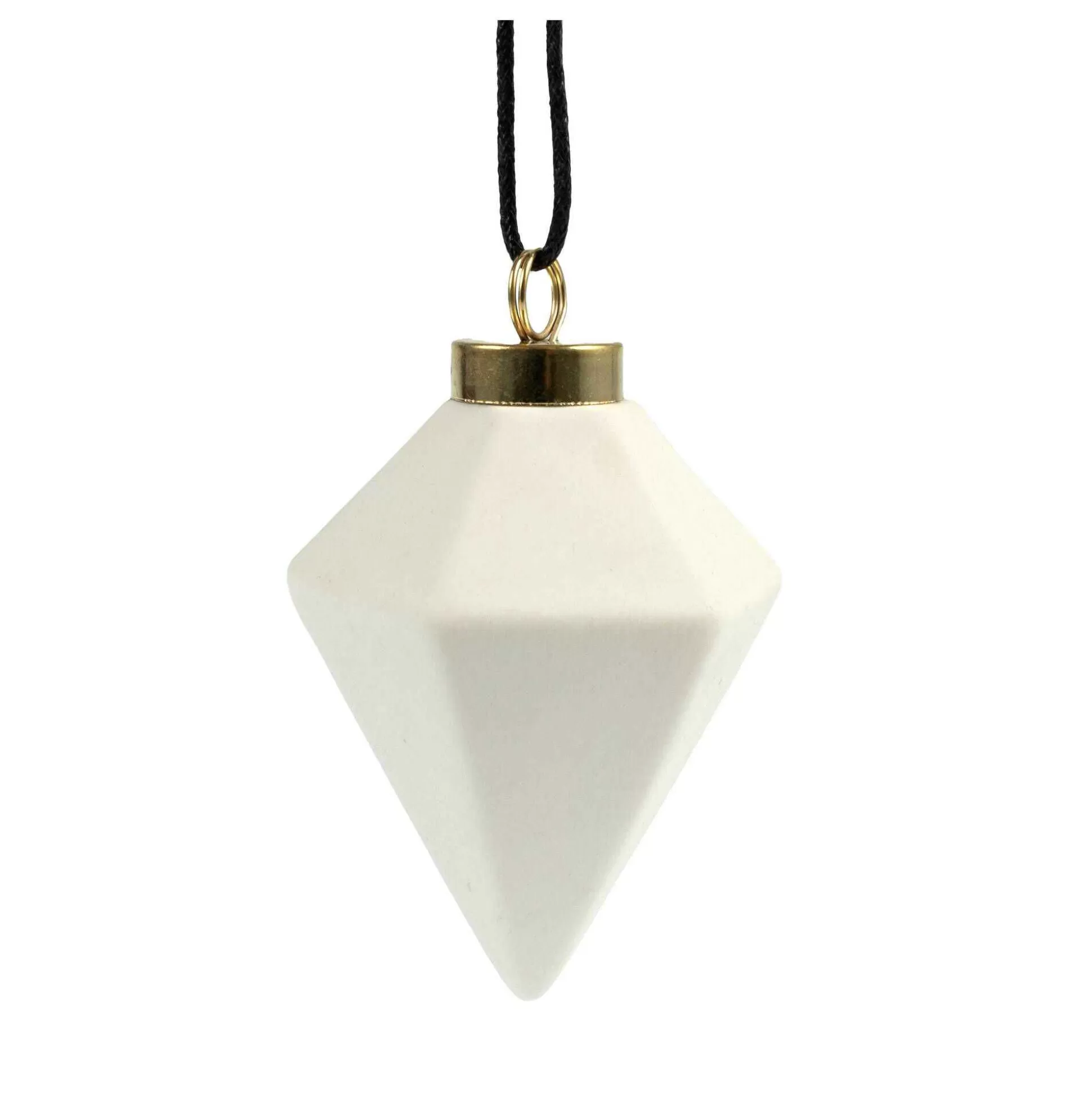 Hanging Ceramic Rhomboid Decoration 10Cm-Hobbycraft Flash Sale