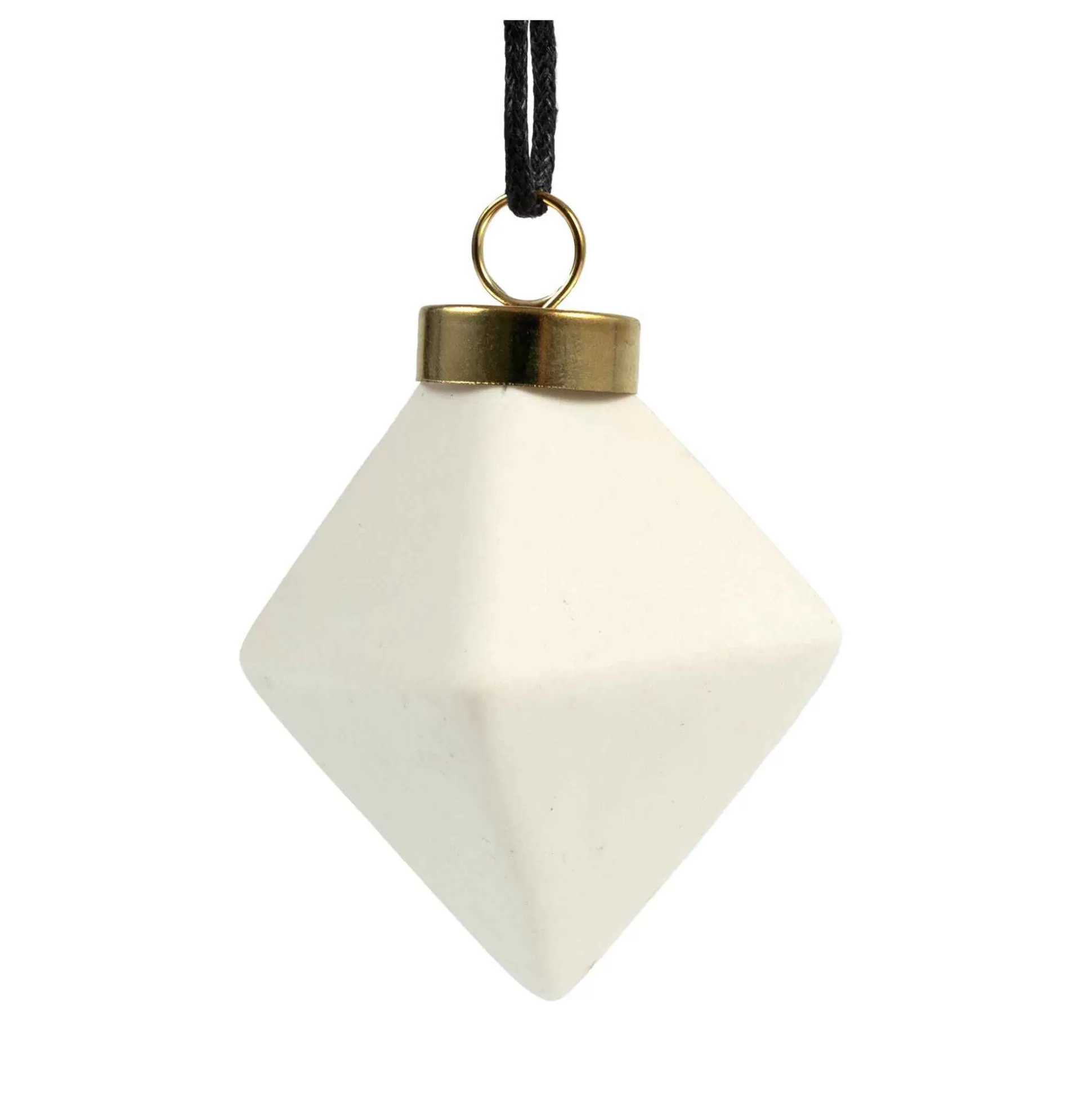 Hanging Ceramic Rhomboid Decoration 8Cm-Hobbycraft Cheap