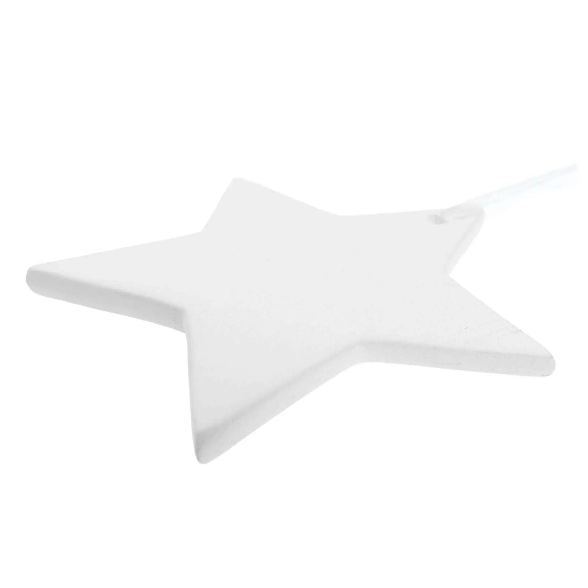 Hanging Ceramic Star Decoration 12Cm-Hobbycraft Hot