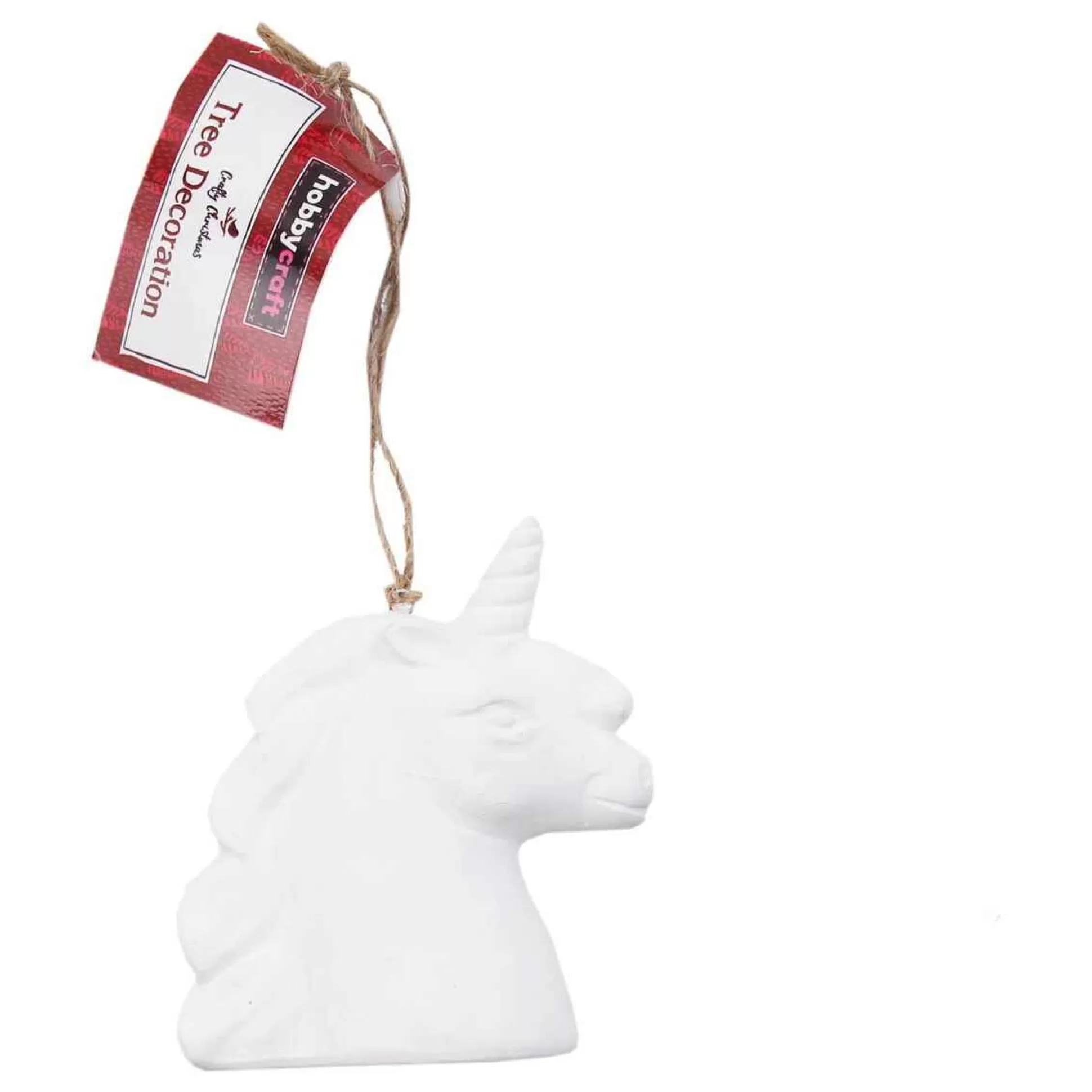 Hanging Ceramic Unicorn Decoration 8.7Cm-Hobbycraft Cheap