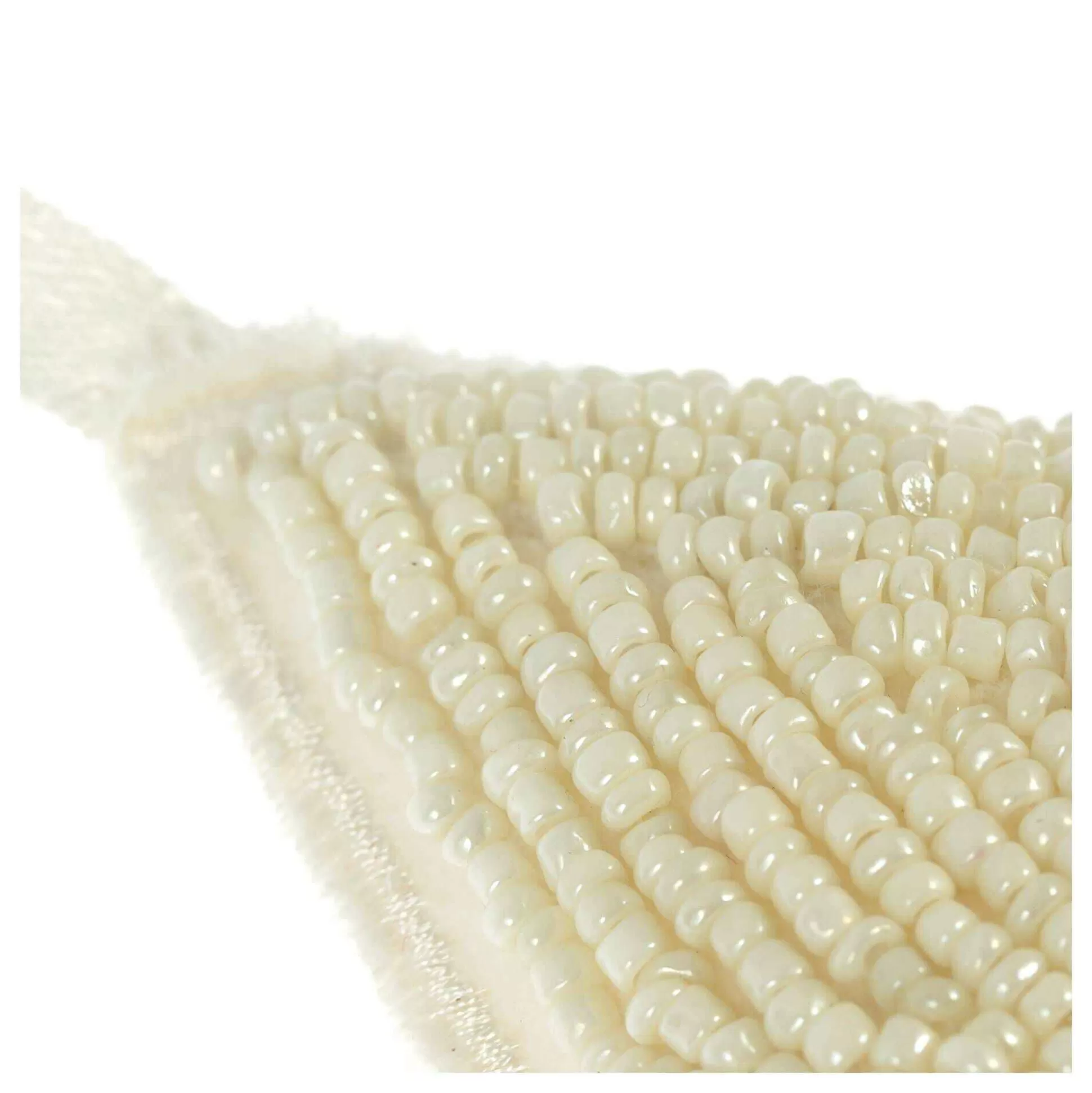 Hanging Ivory Beaded Star Decoration 10Cm-Hobbycraft Clearance