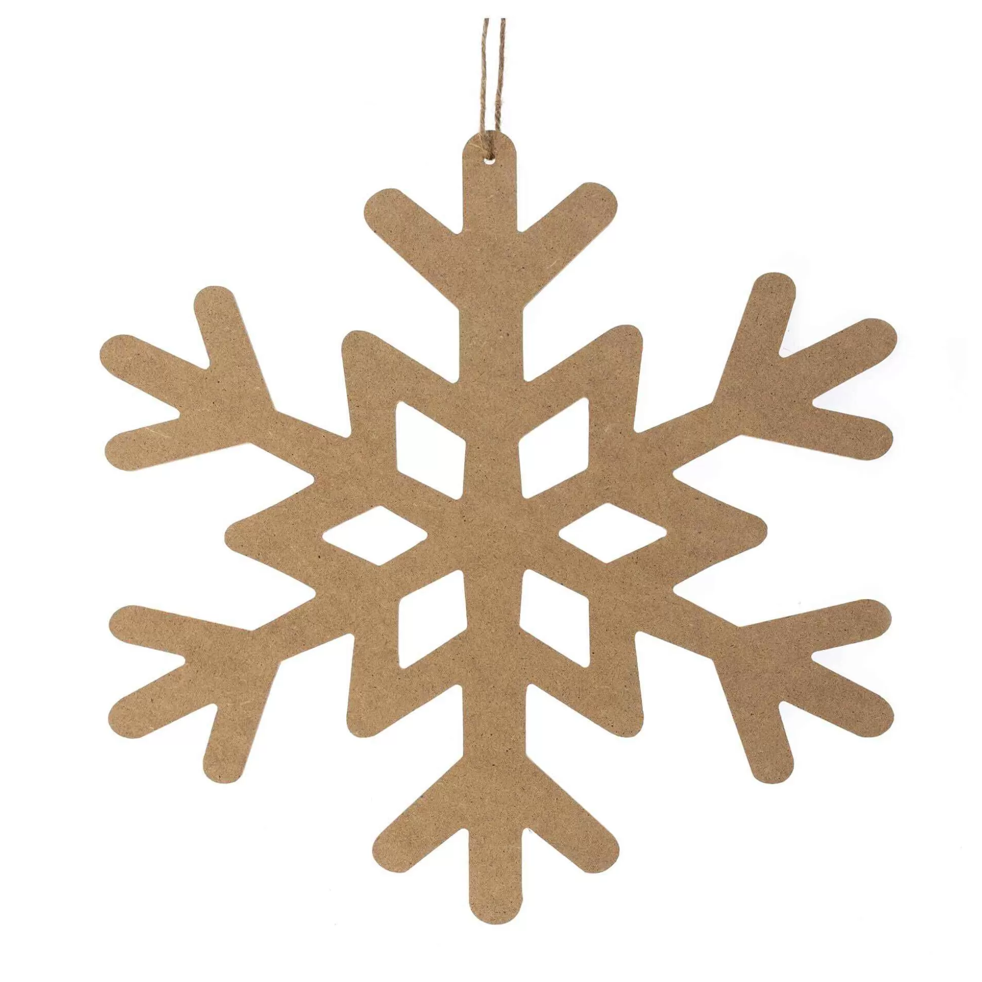 Hanging Mdf Snowflake Decoration 30Cm-Hobbycraft Fashion