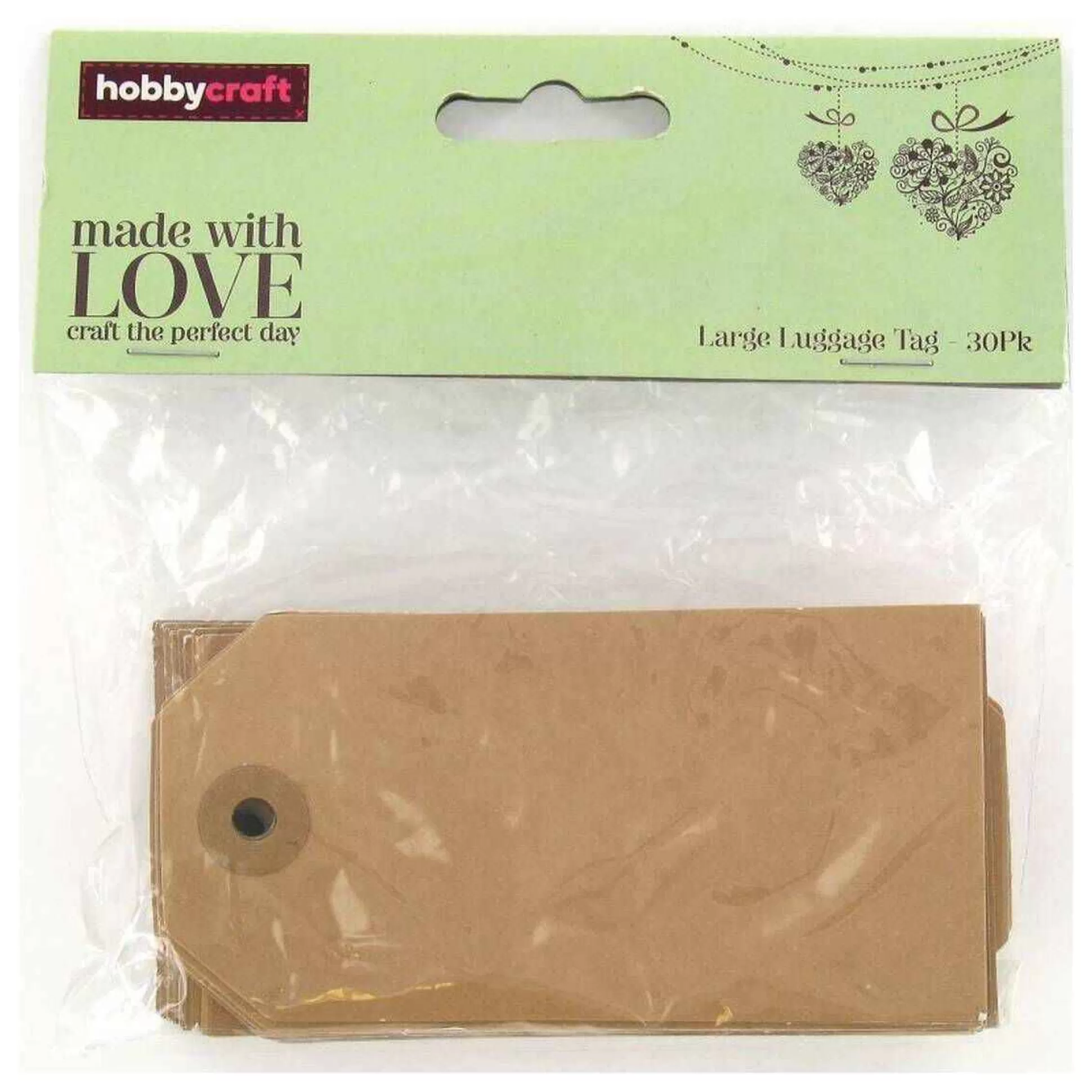 Kraft Brown Gift Tags 11Cm 30 Pack-Hobbycraft Flash Sale
