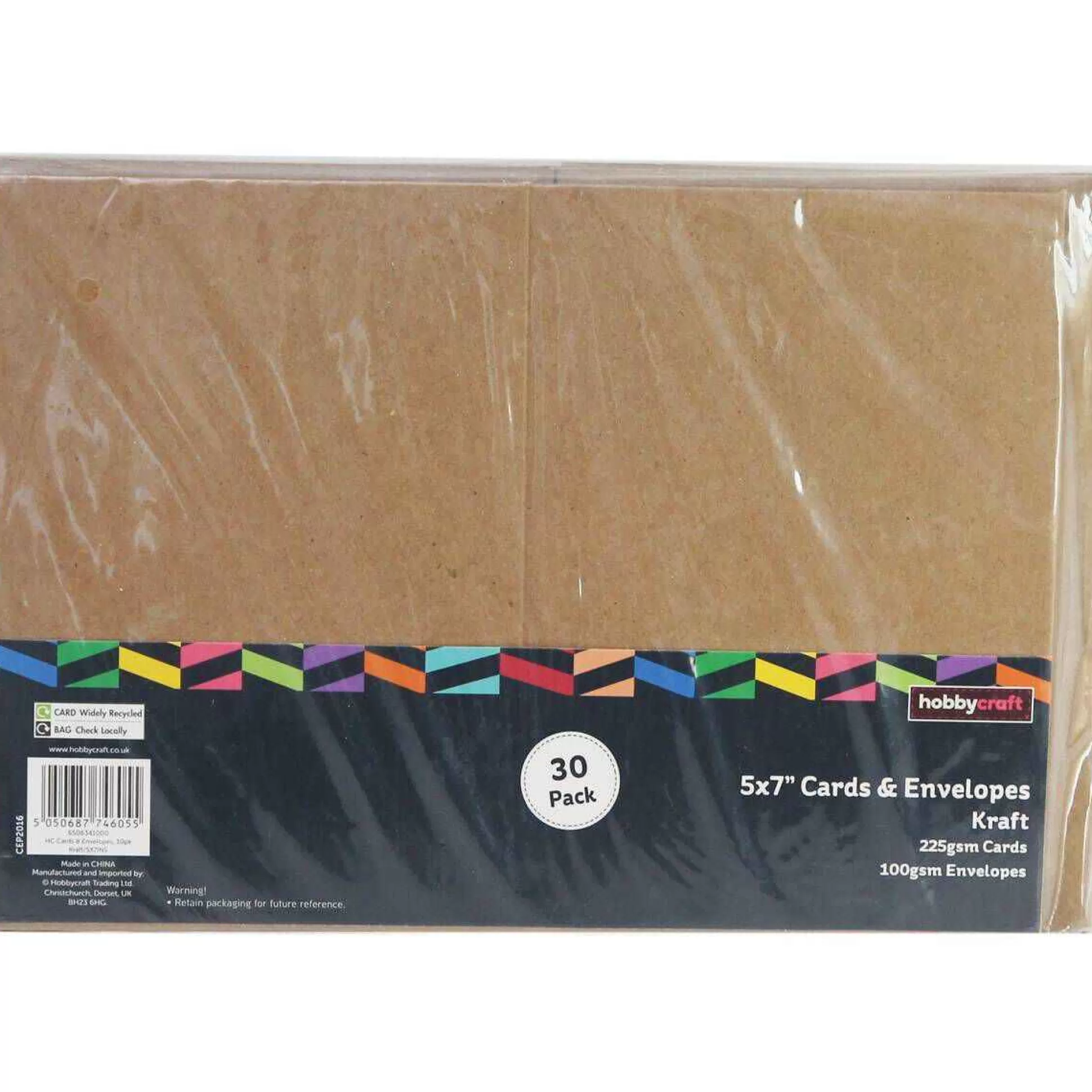 Kraft Cards And Envelopes 5 X 7 Inches 30 Pack-Hobbycraft Flash Sale