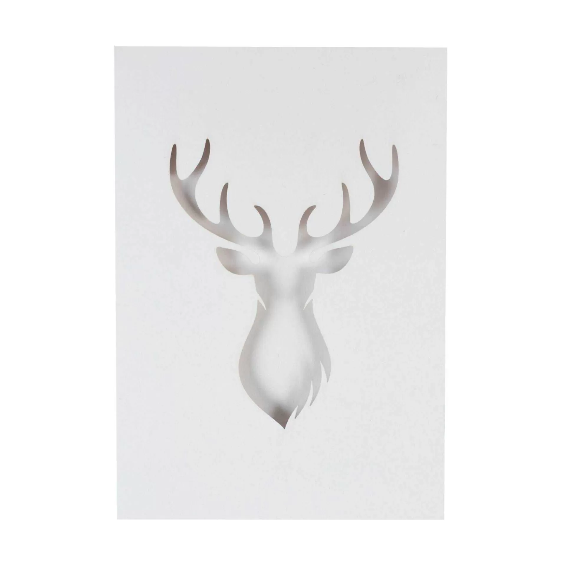 Laser Cut Reindeer Cards 6 X 4 Inches 4 Pack-Hobbycraft Outlet