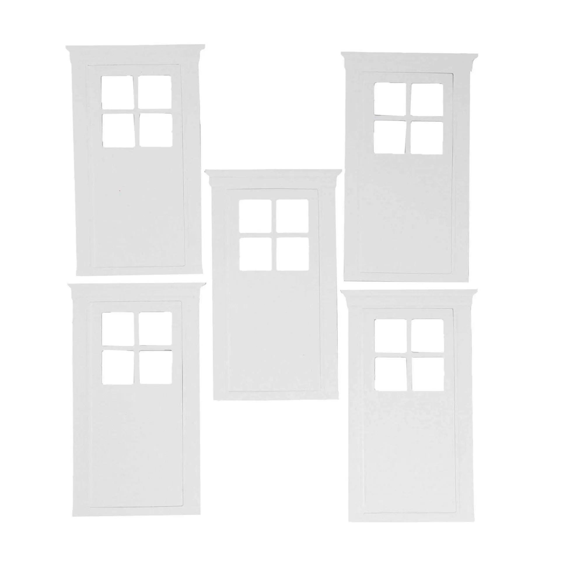 Laser-Cut Door Embellishments 5 Pack-Hobbycraft Clearance