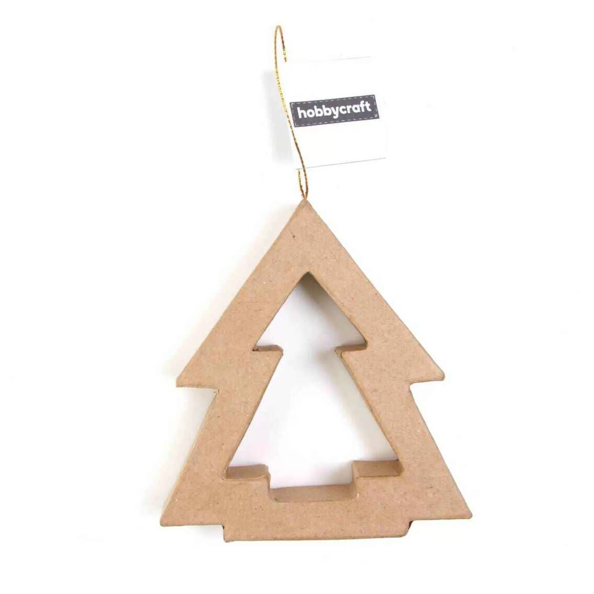 Mache Cut-Out Tree Hanging Decoration 10Cm-Hobbycraft Discount