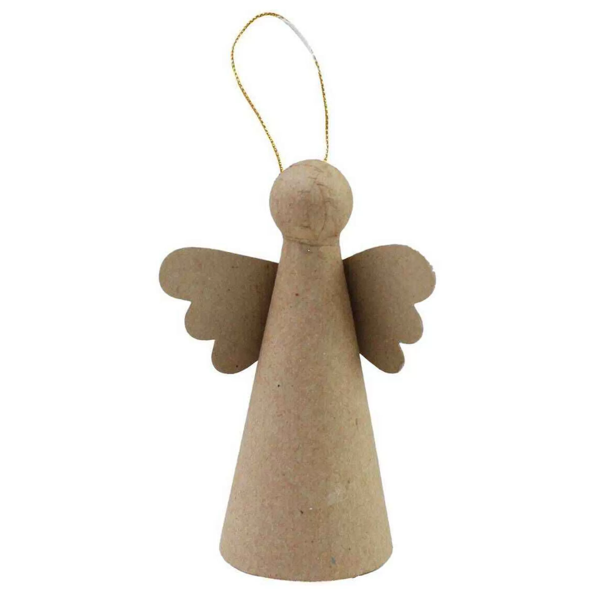 Mache Hanging Angel Decoration 12Cm-Hobbycraft Best