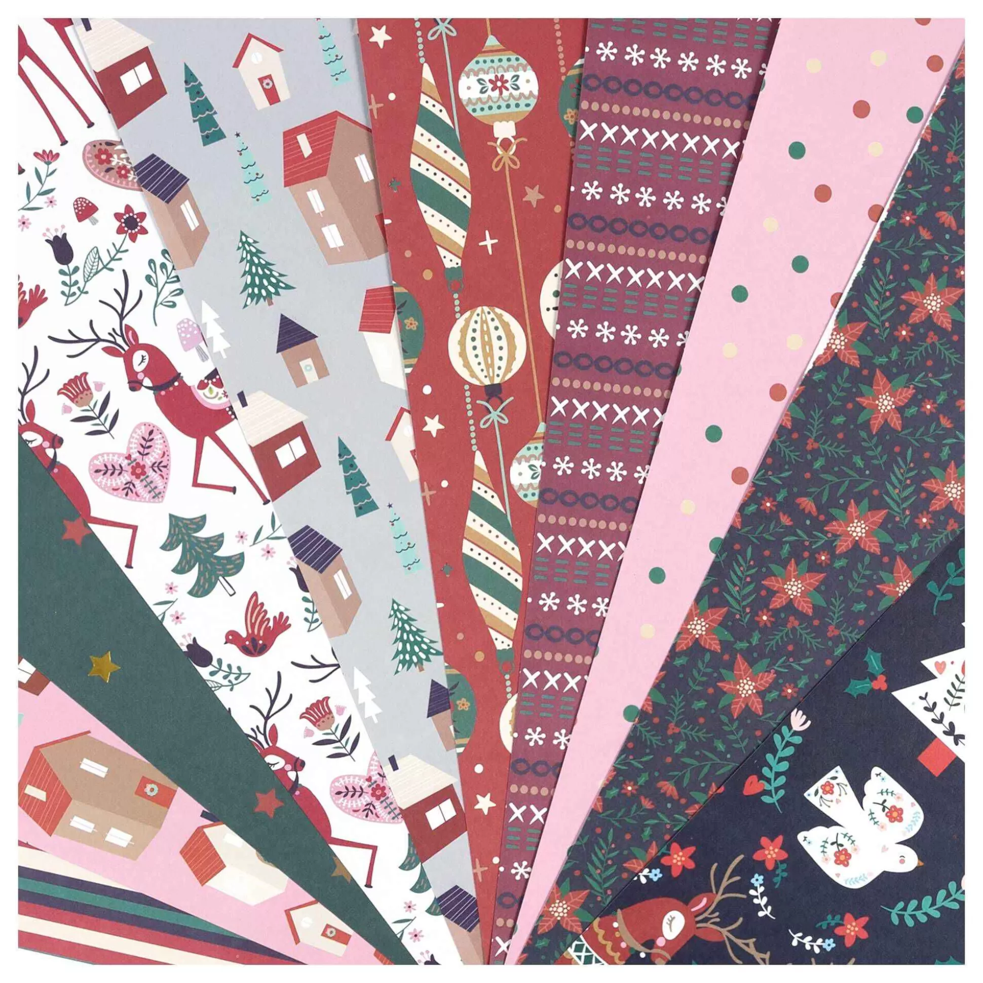 Merry Christmas 12 X 12 Inches Paper Pad 48 Sheets-Hobbycraft Hot
