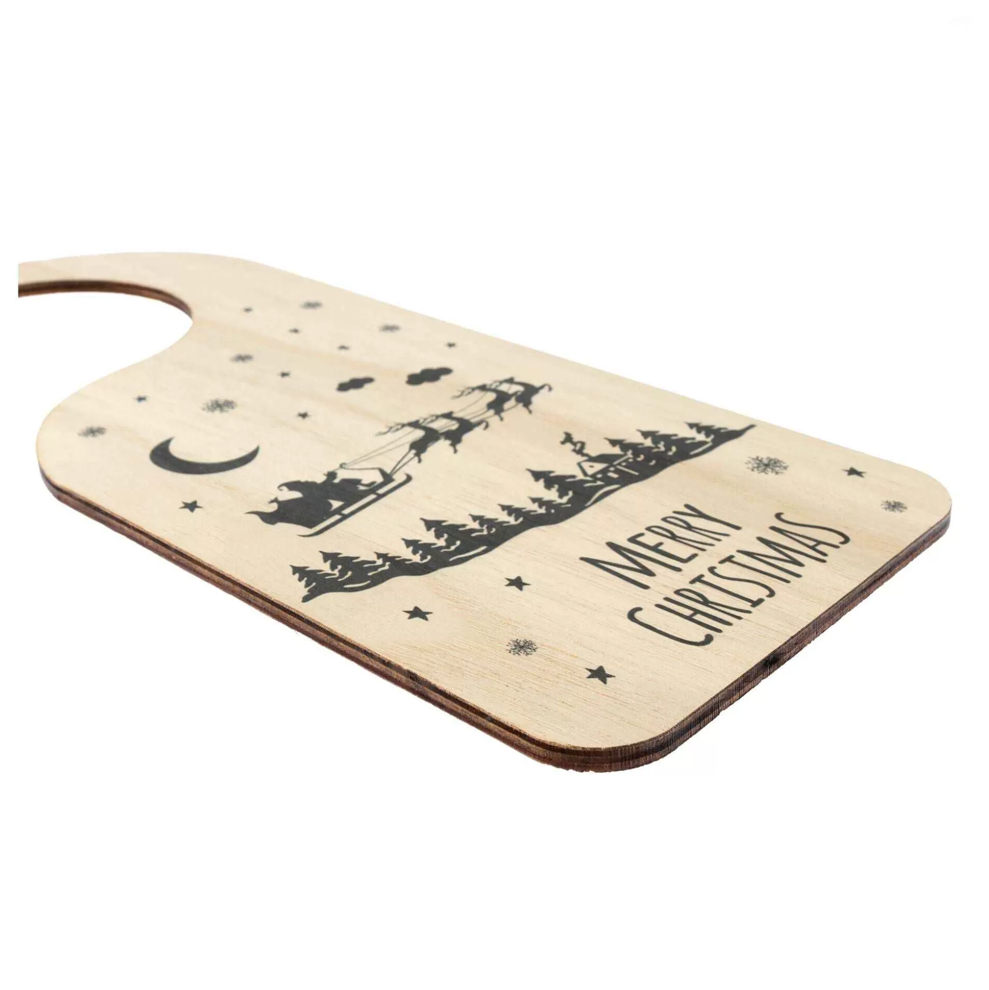 Merry Christmas Wooden Door Sign 30Cm-Hobbycraft Cheap