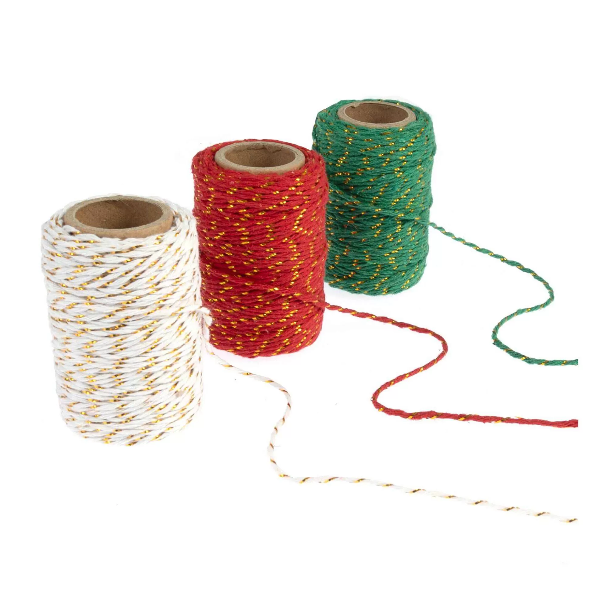 Metallic Baker's Twine 40M 3 Pack-Hobbycraft Best Sale