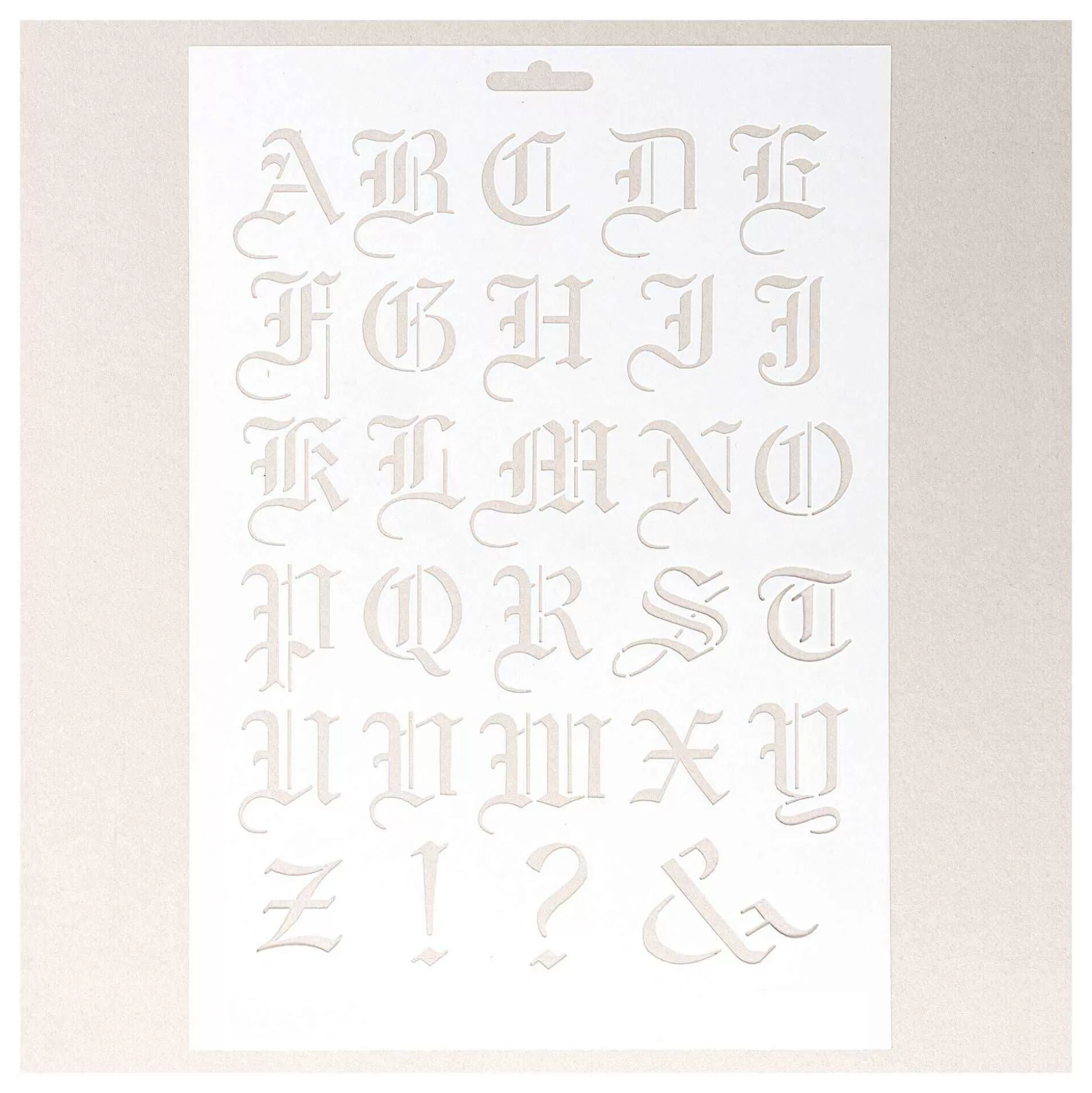 Monogram Alphabet Stencil 21Cm X 29Cm-Hobbycraft Outlet
