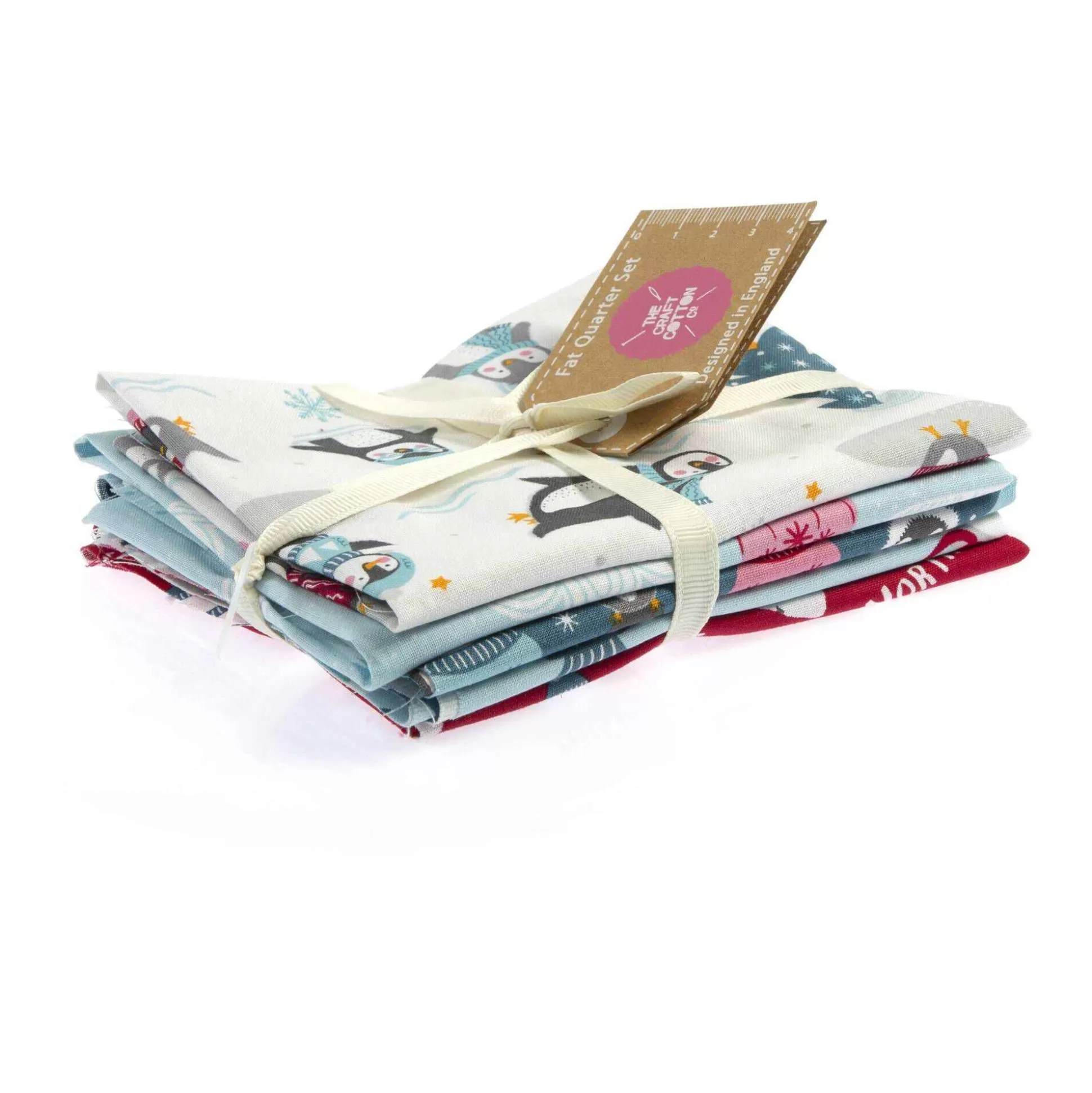 Polar Pals Cotton Fat Quarters 5 Pack-Hobbycraft New