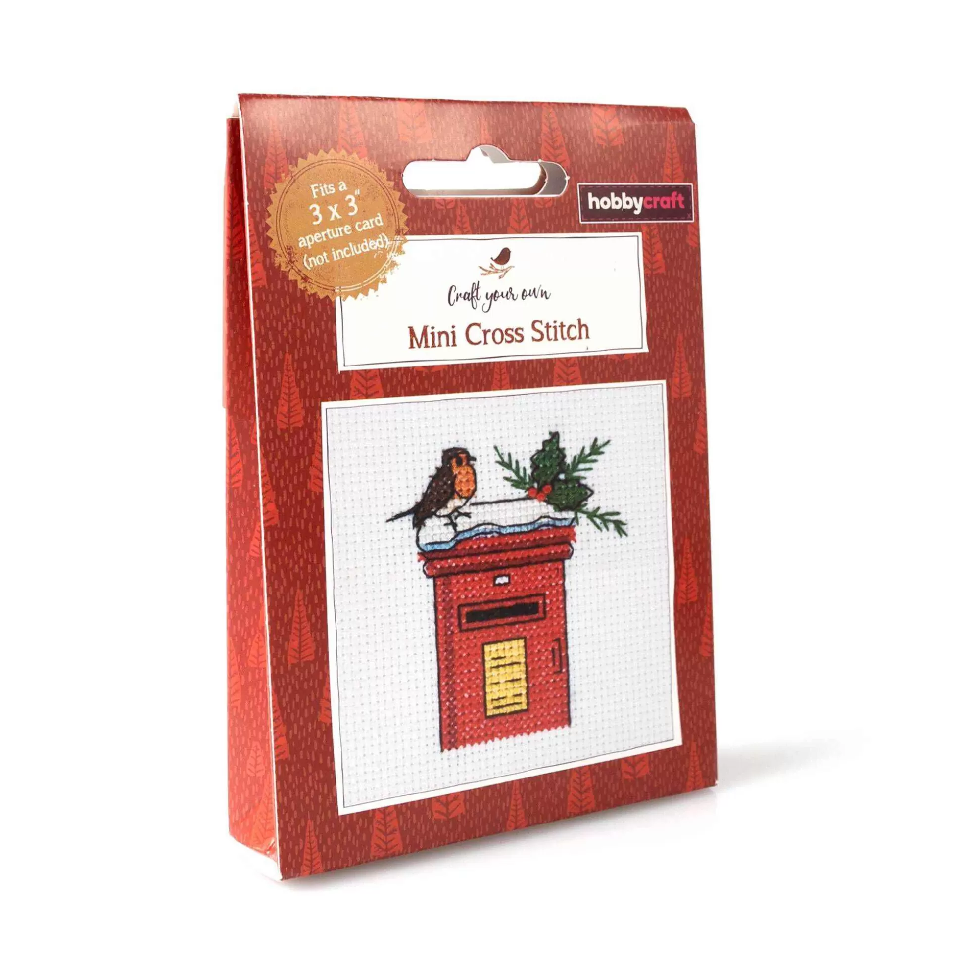 Post Box Mini Cross Stitch Kit-Hobbycraft Cheap