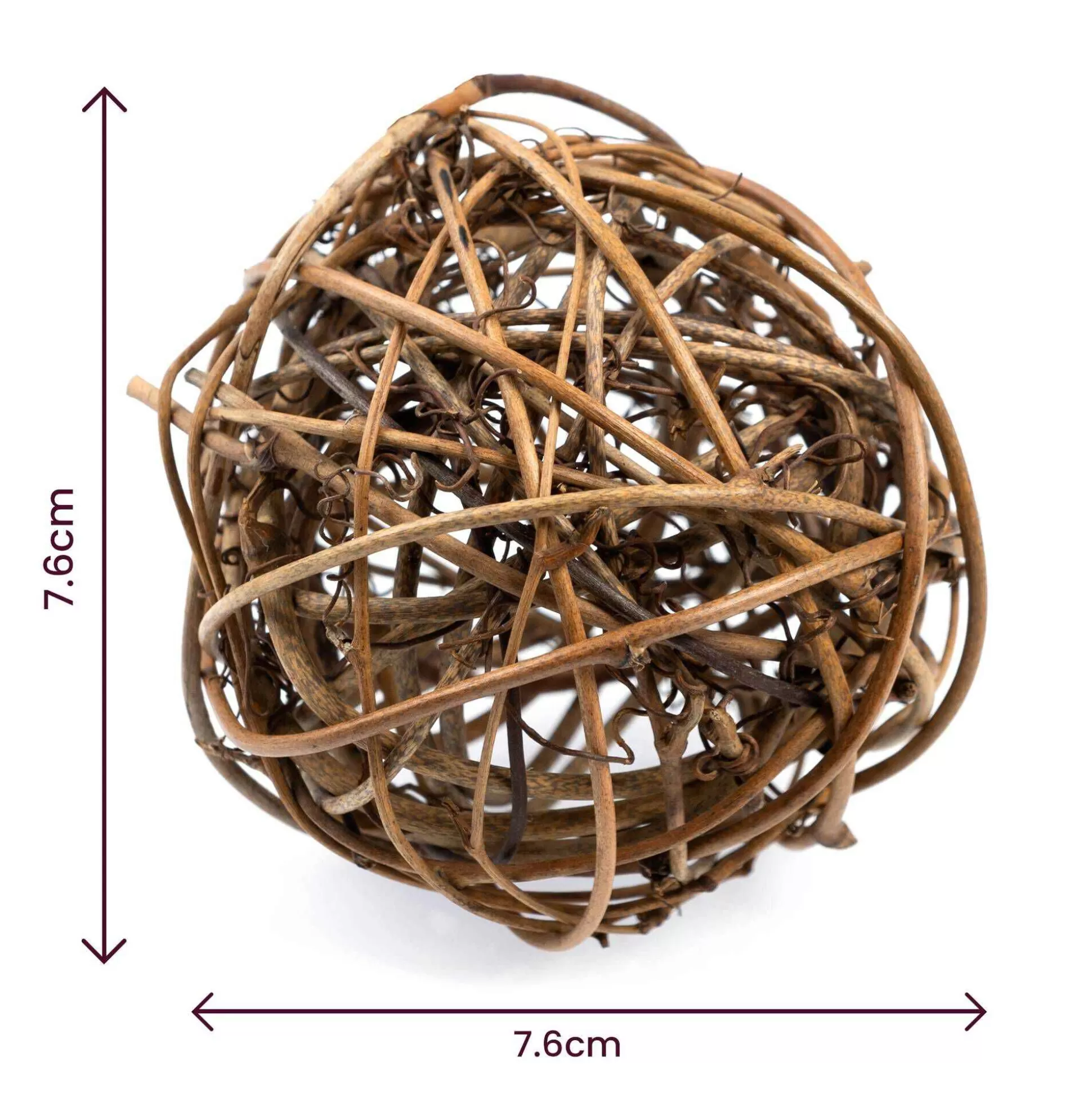 Rattan Ball 7.6Cm-Hobbycraft Hot