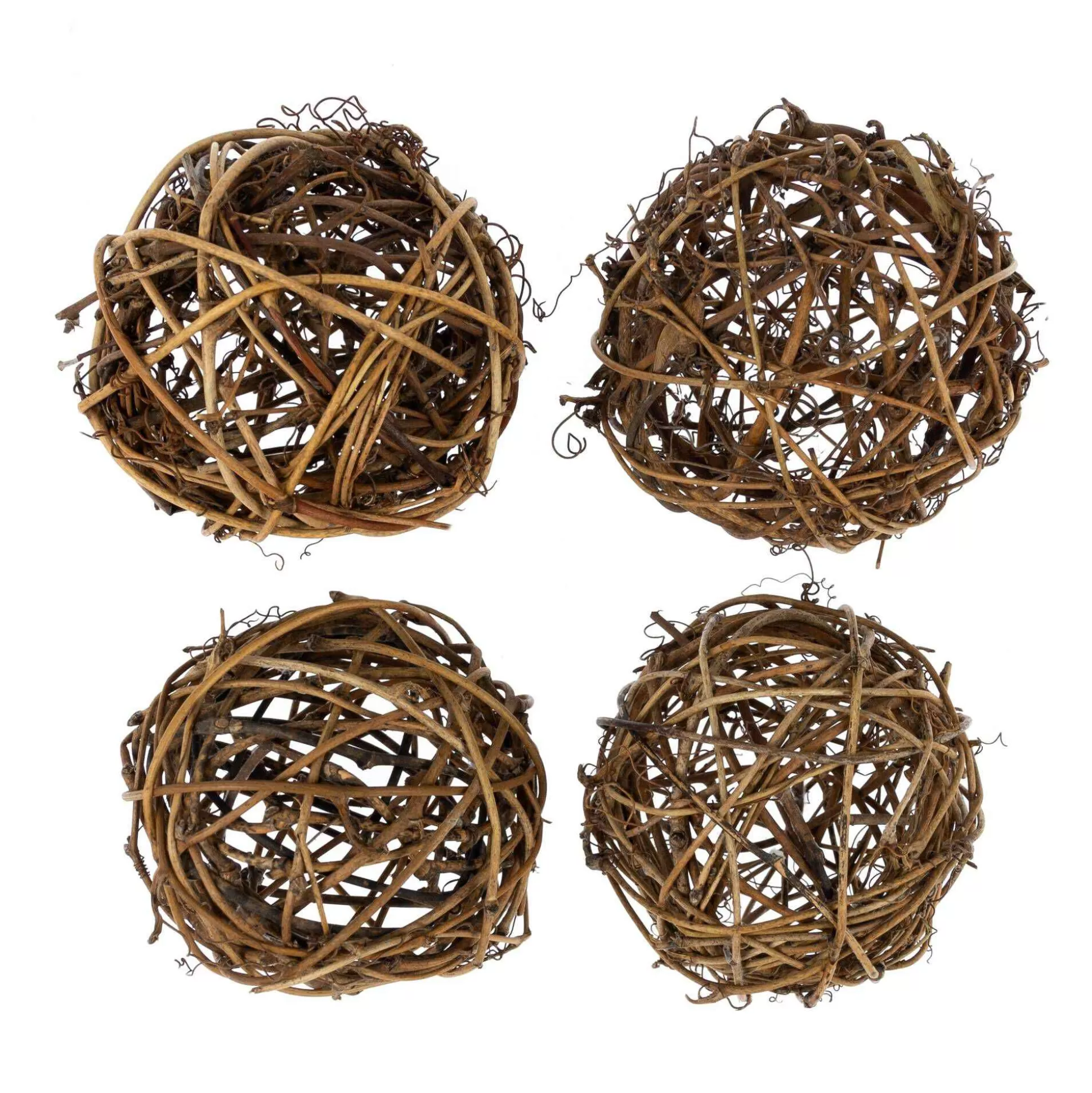 Rattan Ball 8Cm 4 Pack-Hobbycraft New