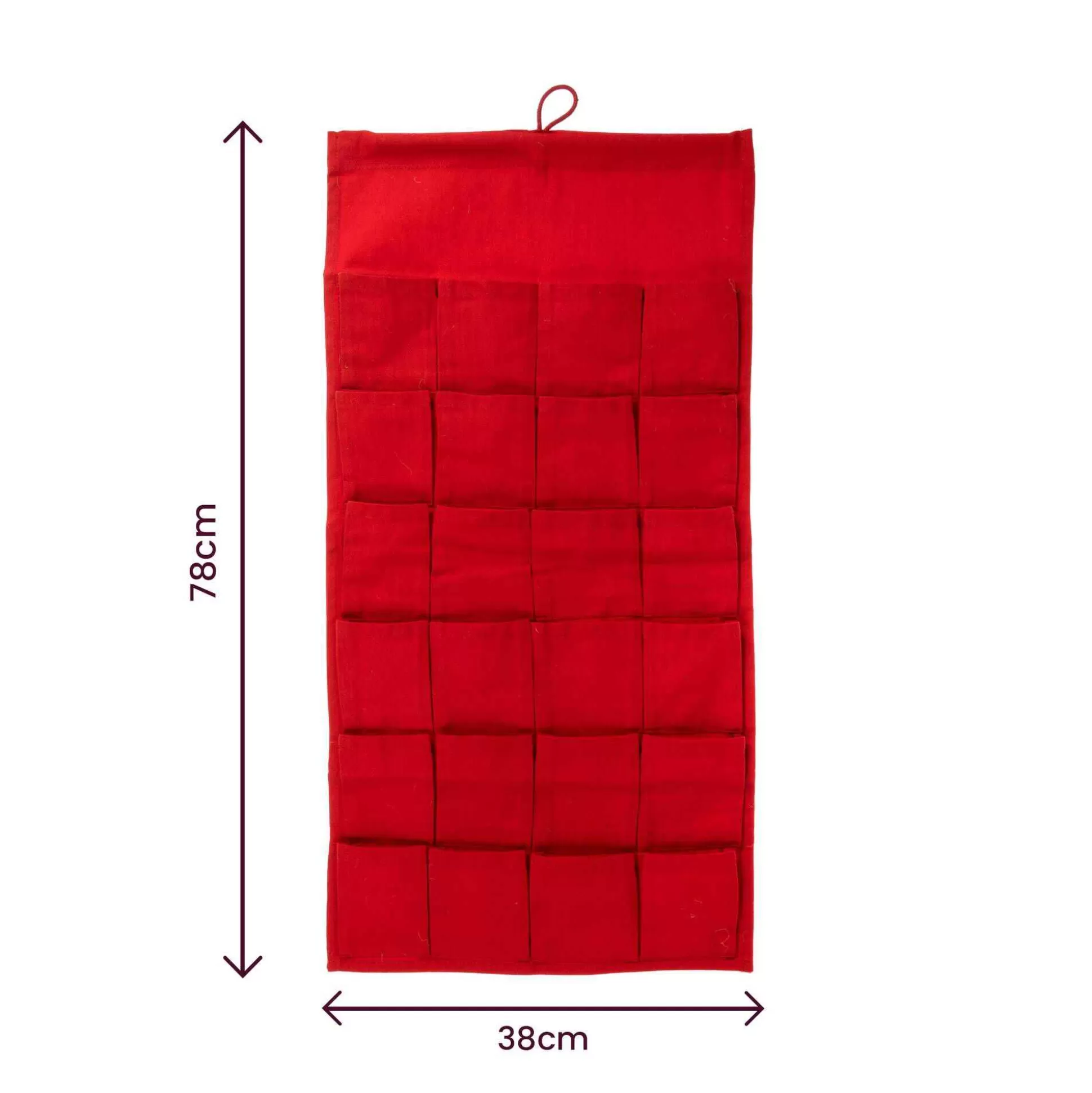 Red Advent Calendar Fabric Panel 78Cm-Hobbycraft Best Sale
