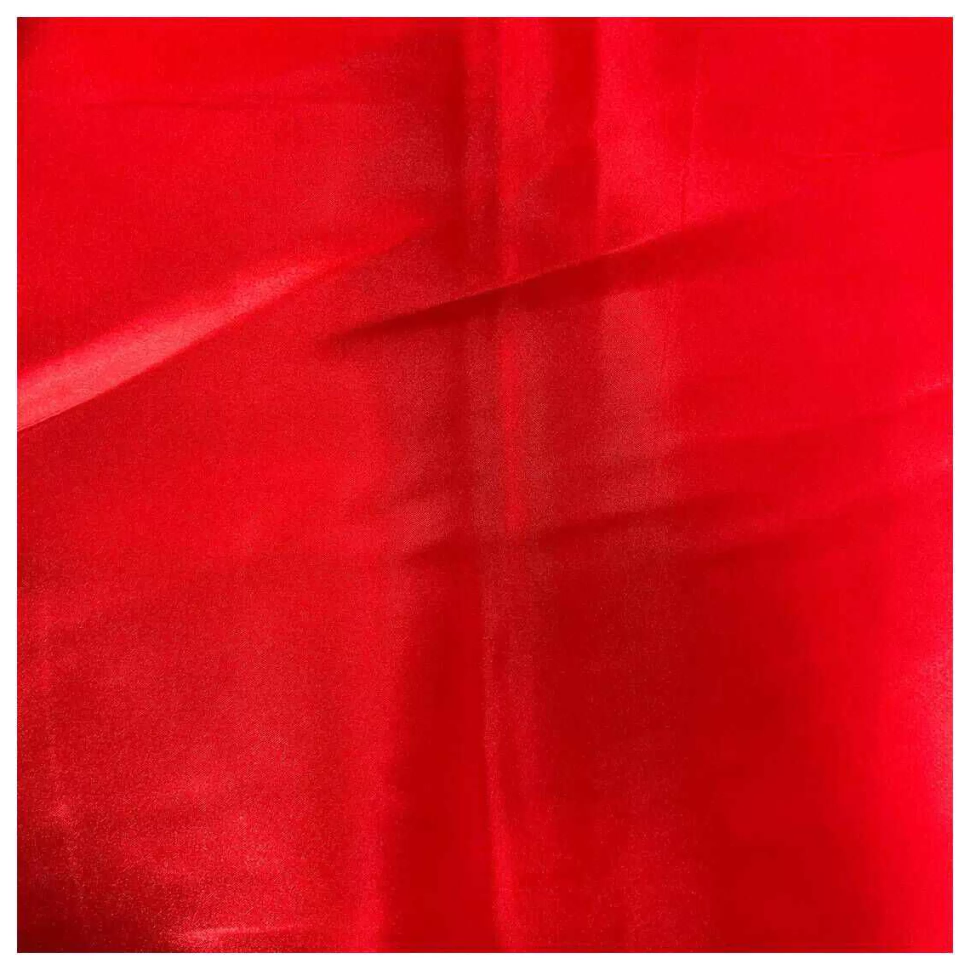 Red Silky Satin Fabric By The Metre-Hobbycraft Fashion