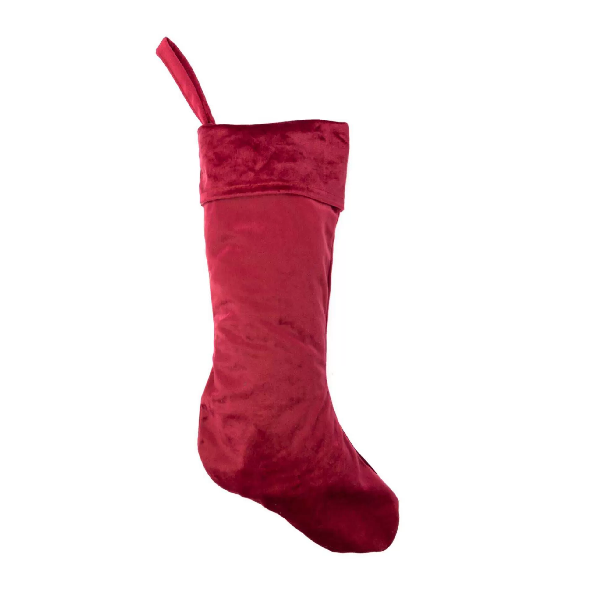 Red Velvet Christmas Stocking-Hobbycraft New