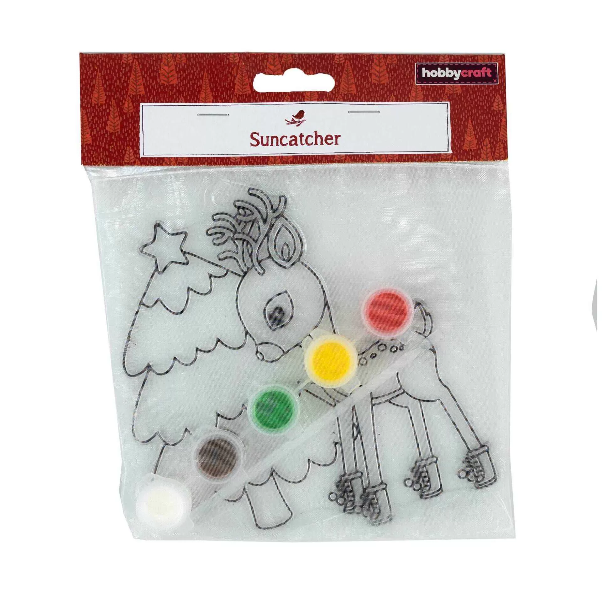 Reindeer Plastic Suncatcher-Hobbycraft Shop