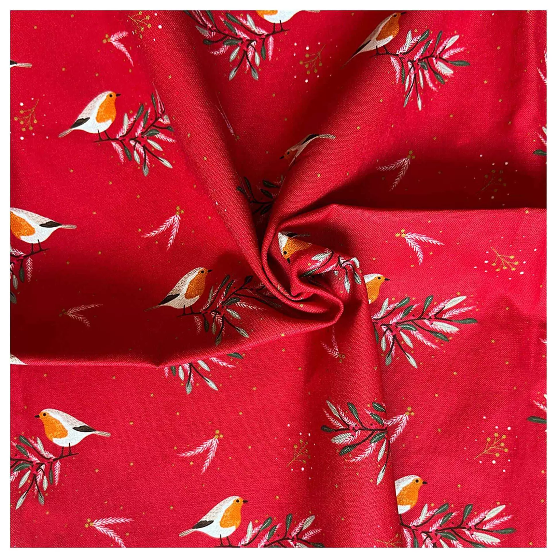 Robin Welcome Home Cotton Fabric Pack 112Cm X 1M-Hobbycraft Sale