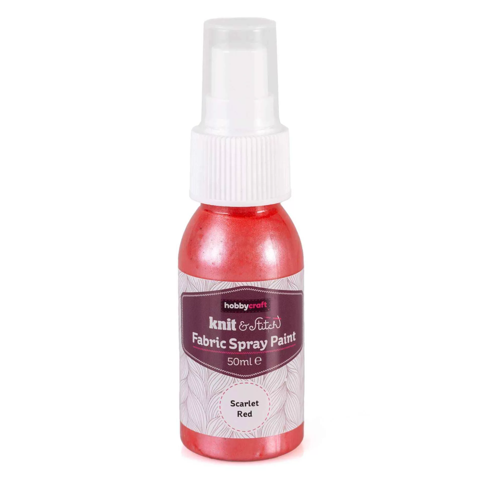 Scarlet Red Fabric Spray Paint 50Ml-Hobbycraft Best