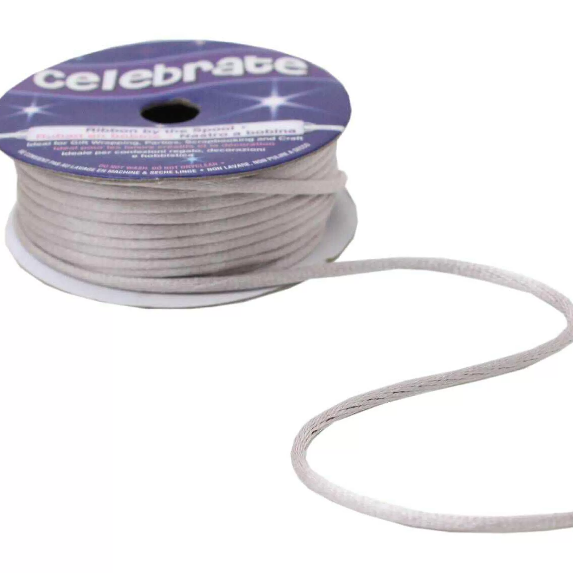 Silver Ribbon Knot Cord 2Mm X 10M-Hobbycraft Cheap