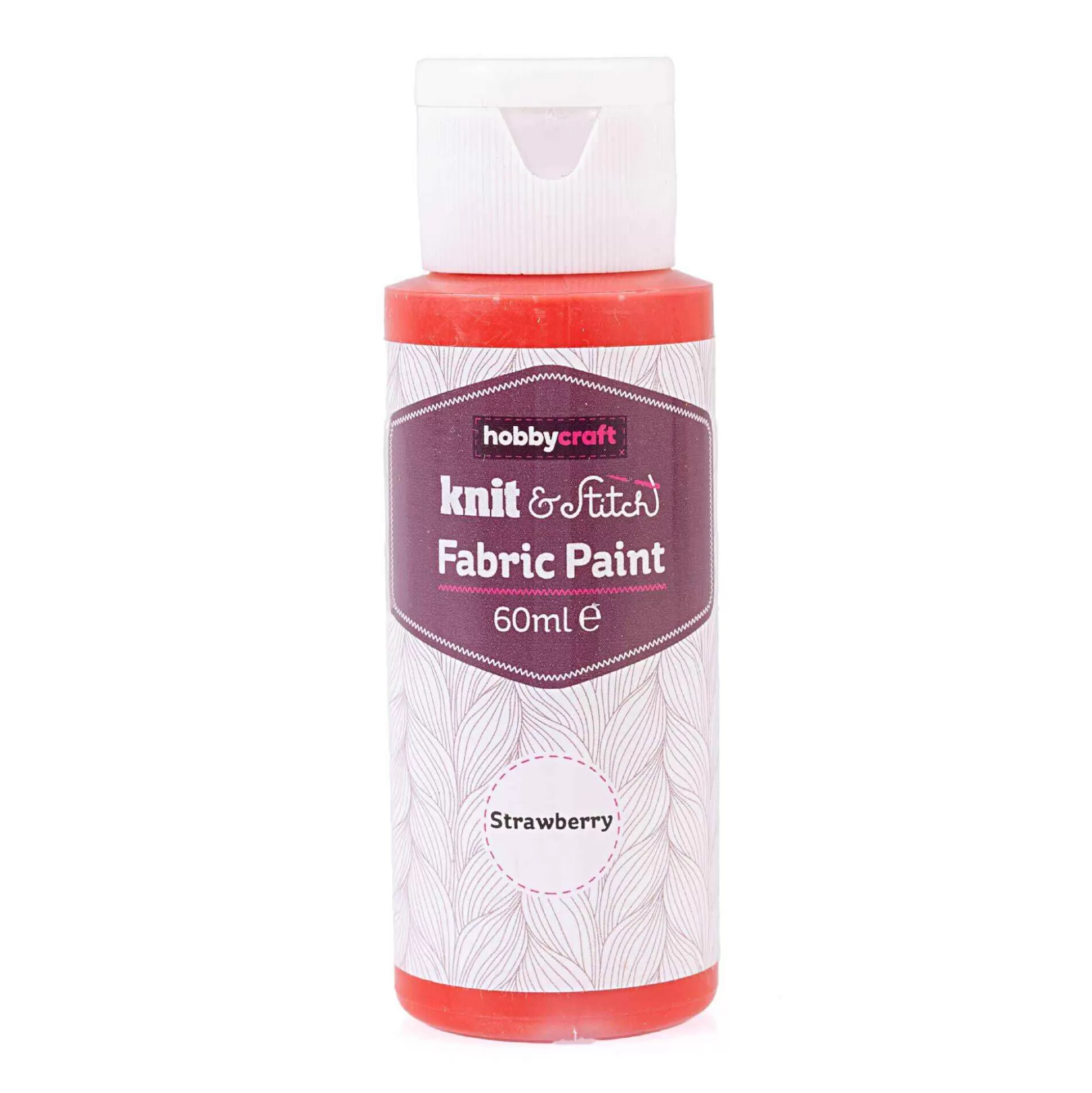 Strawberry Fabric Paint 60Ml-Hobbycraft New