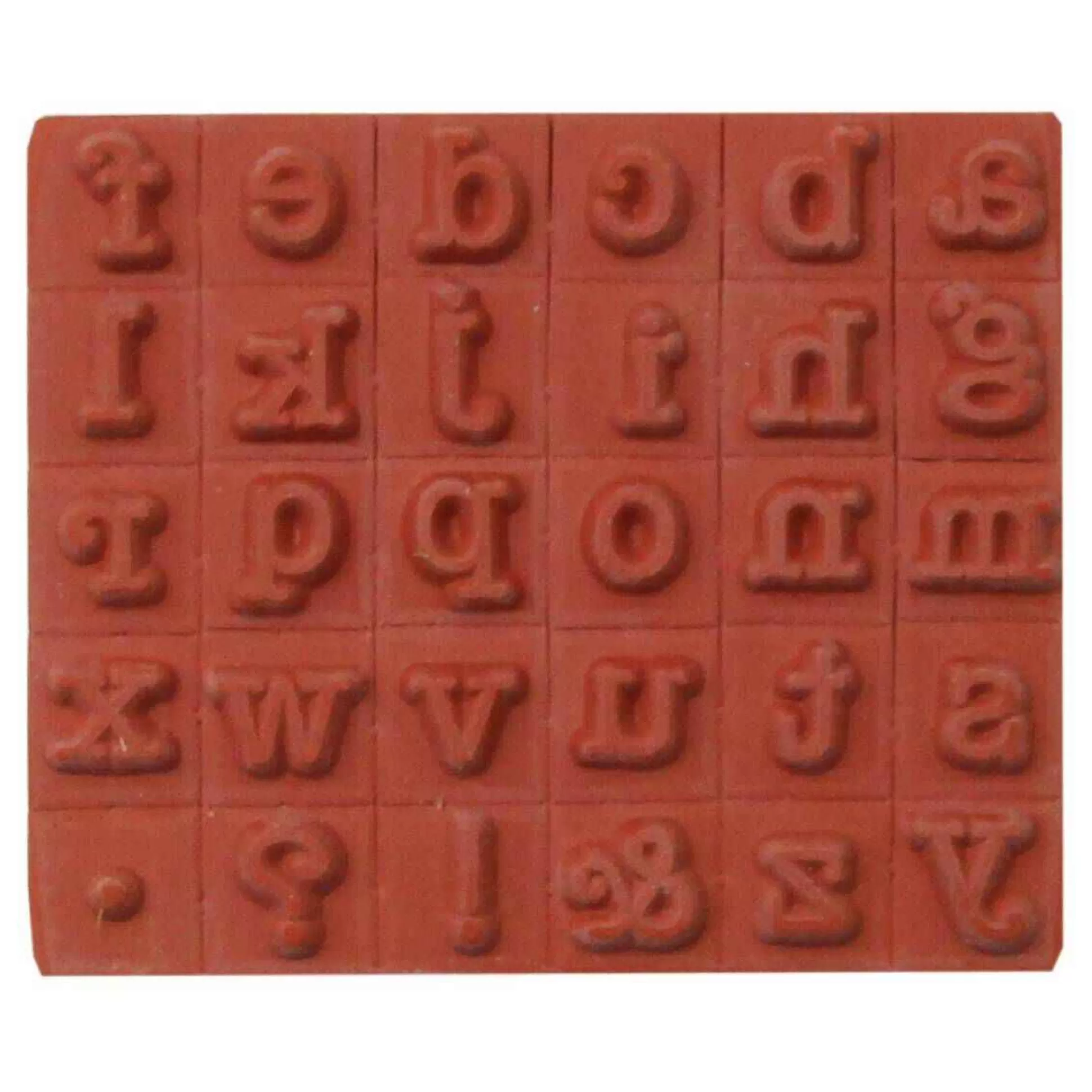 Typewriter Mini Alphabet Wooden Stamp Set 30 Pieces-Hobbycraft Discount