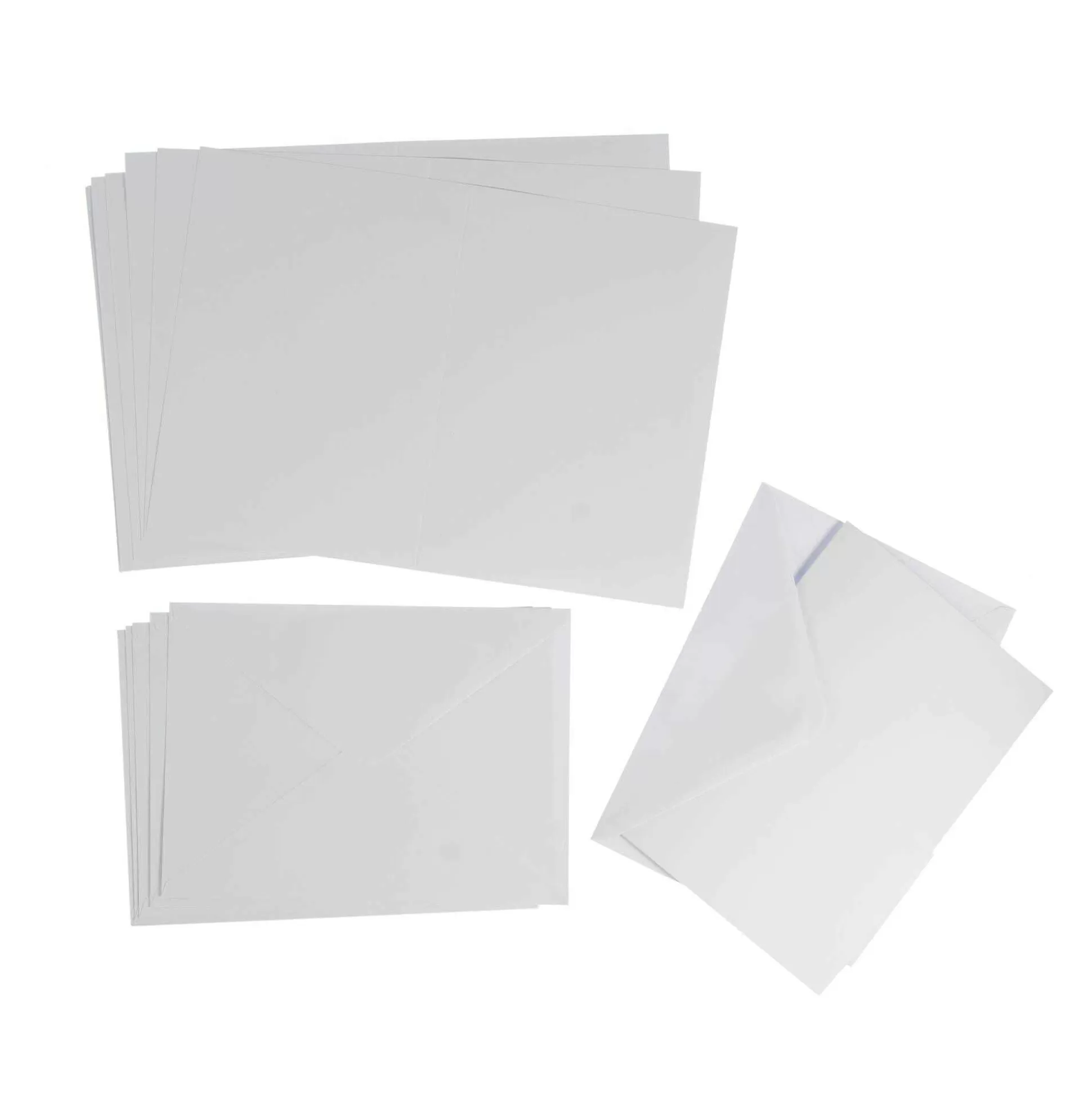 White Cards And Envelopes 10 X 7 Inches 25 Pack-Hobbycraft Cheap