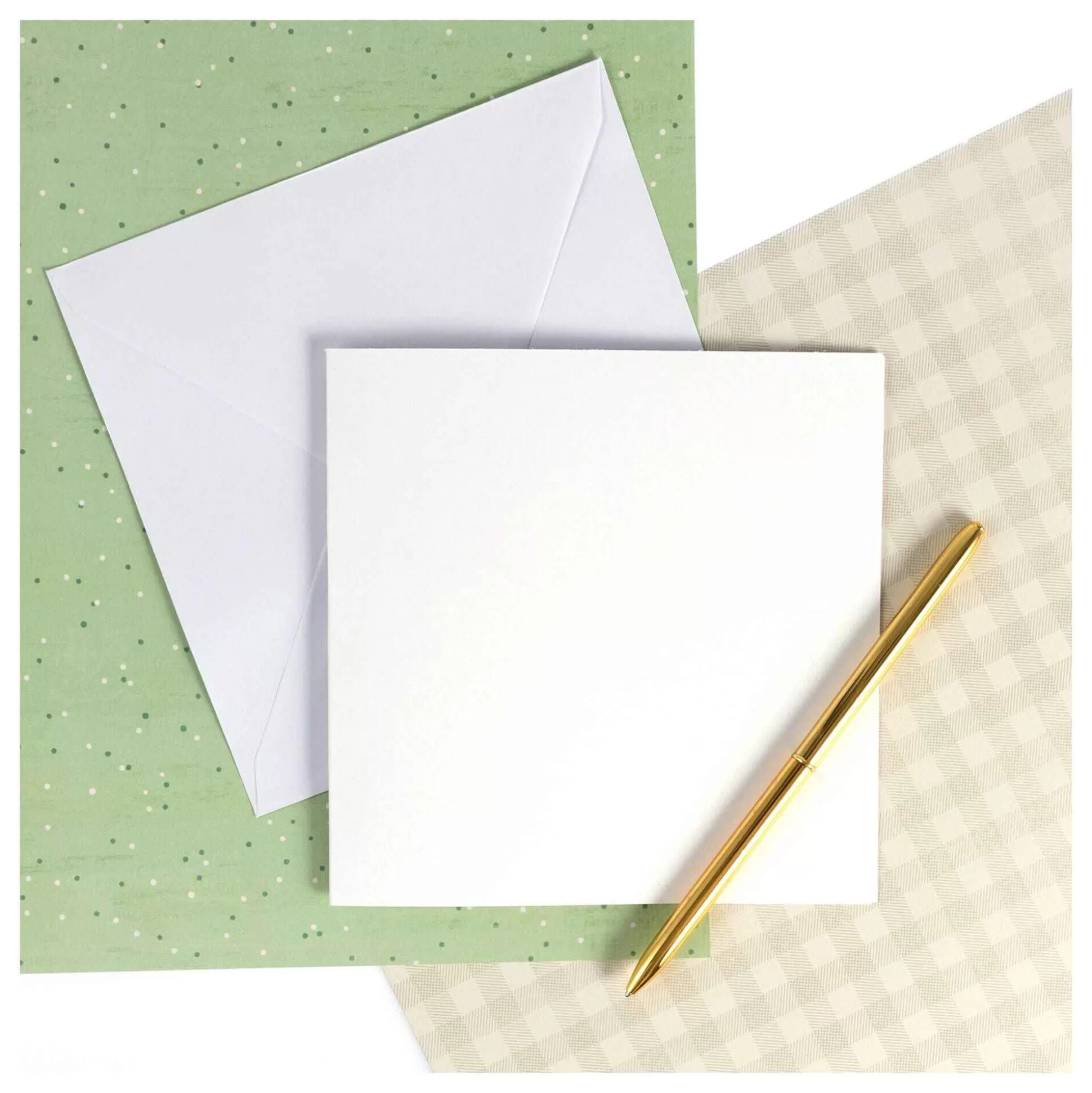 White Cards And Envelopes 6 X 6 Inches 50 Pack-Hobbycraft Hot