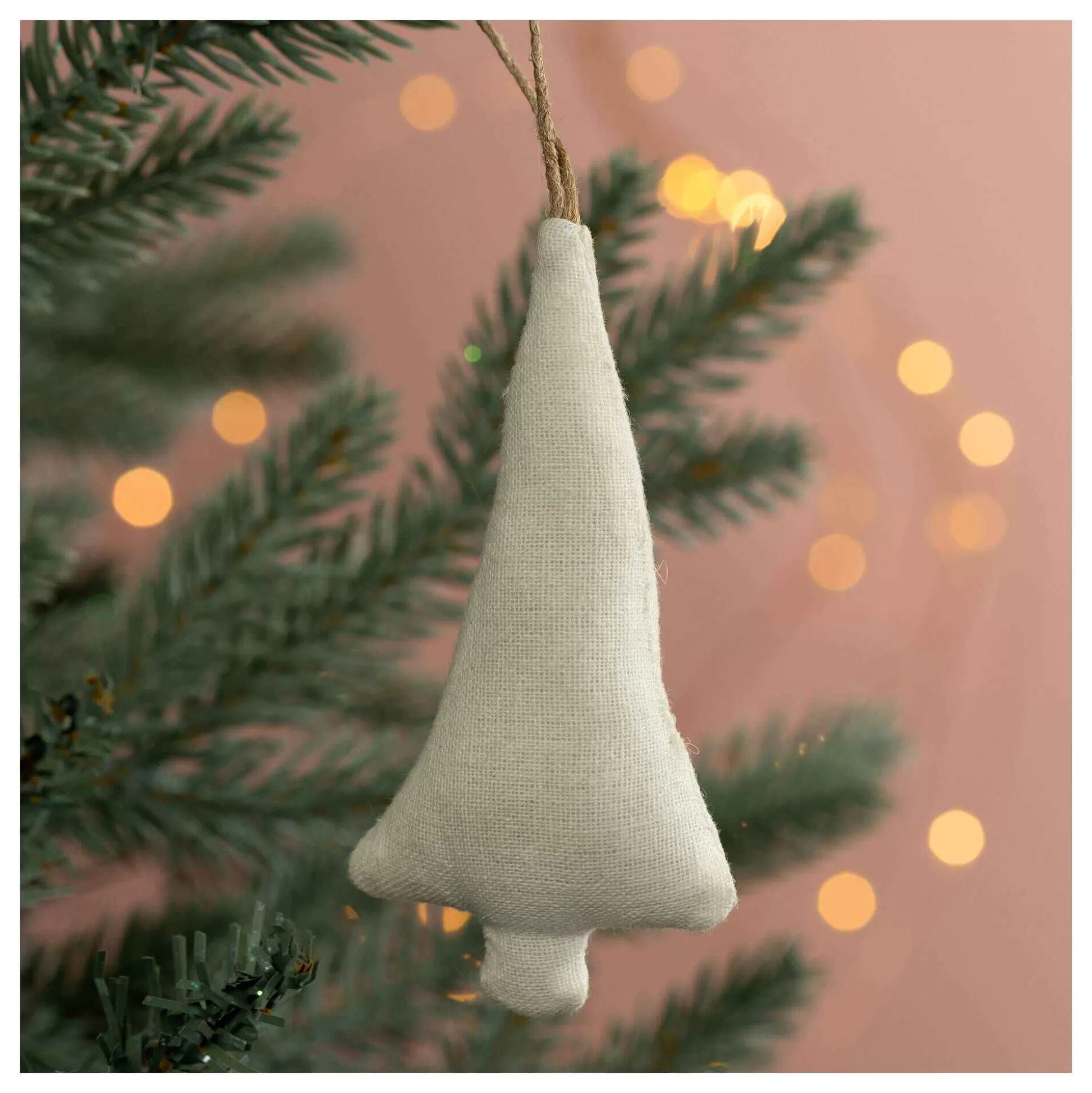 White Cotton Tree Decoration 9Cm-Hobbycraft Online