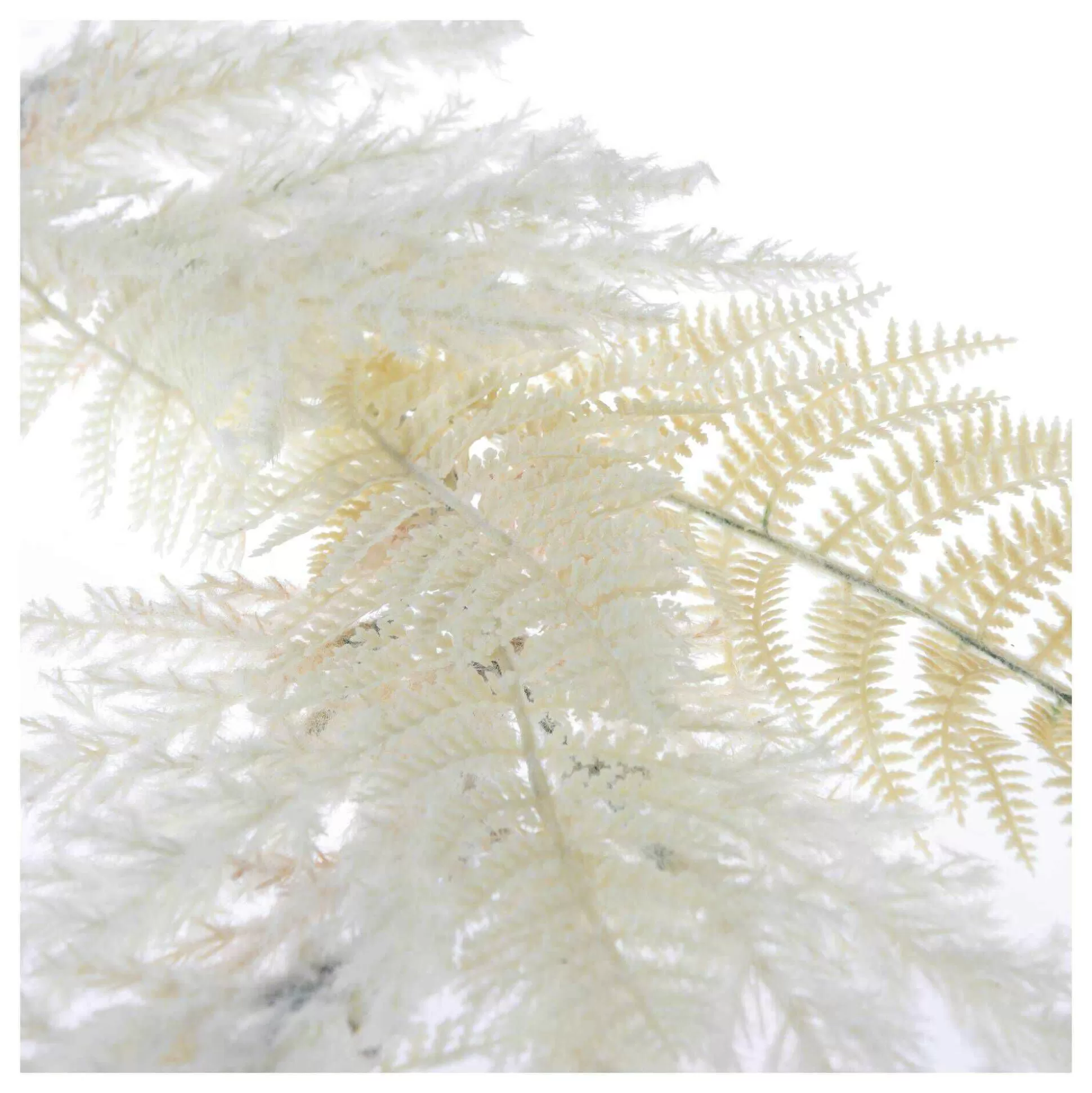 White Leaves Wreath 46Cm-Hobbycraft New