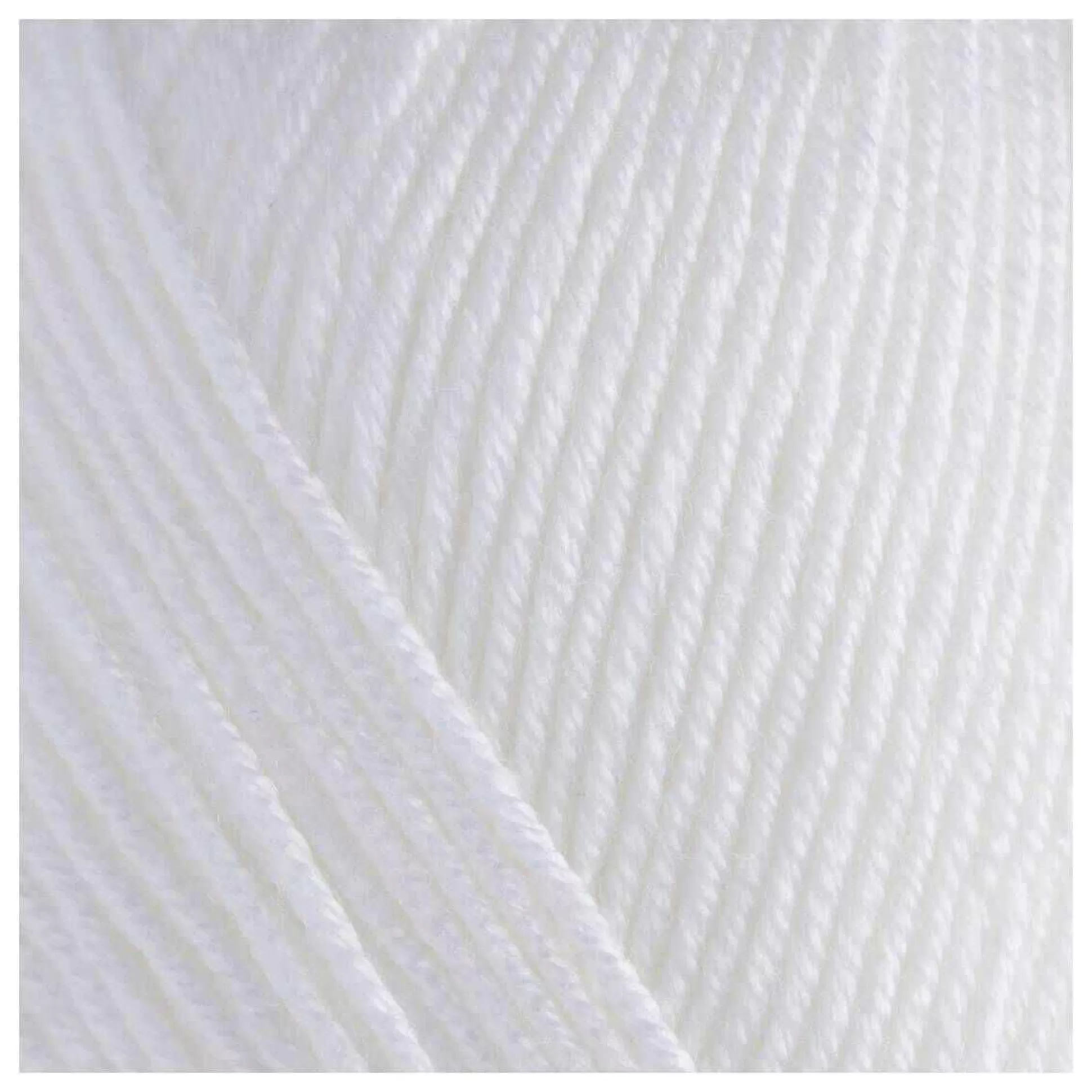 Women's Institute White Soft And Silky 4 Ply Yarn 100G-Hobbycraft Hot